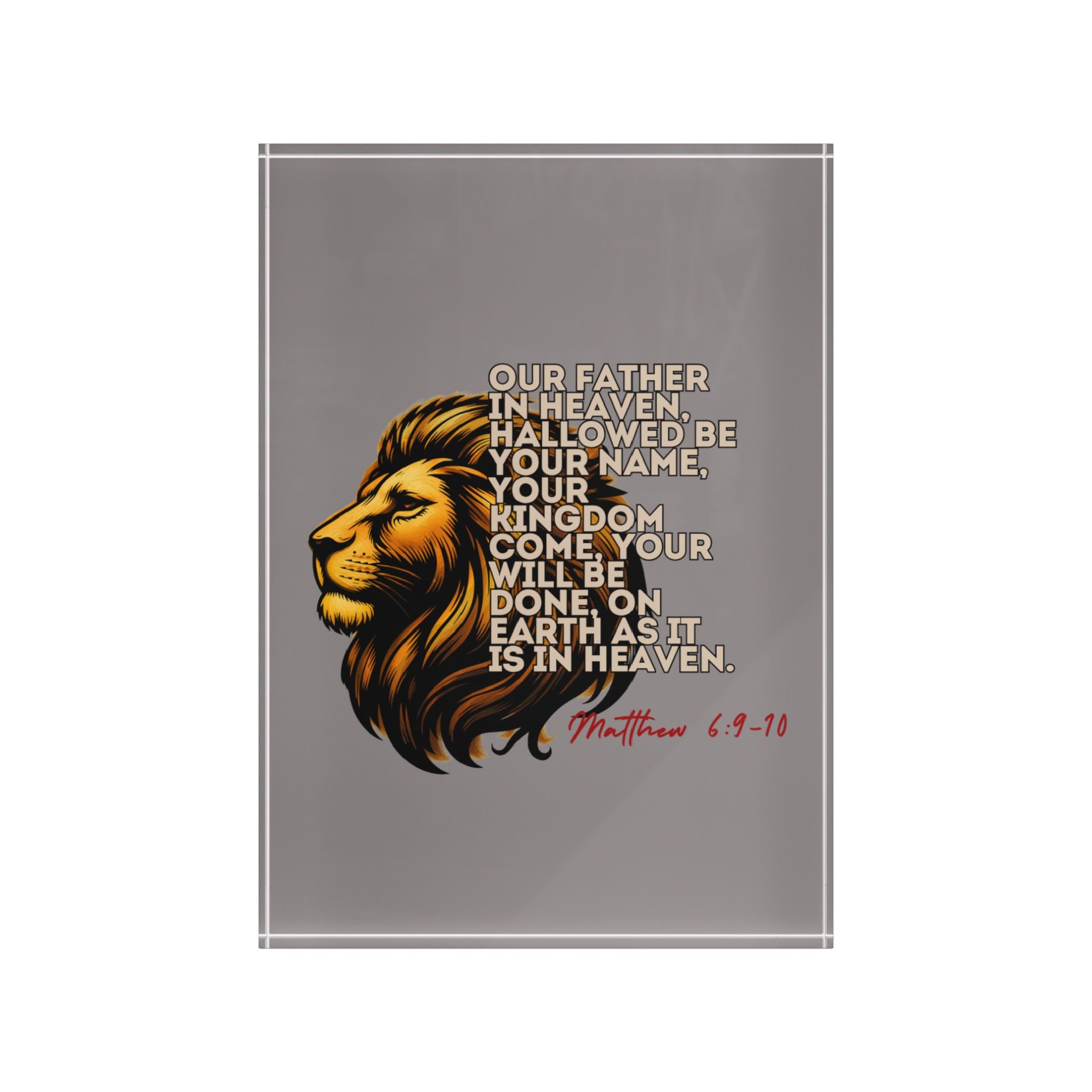 Matthew 6:9-10 Photo Block