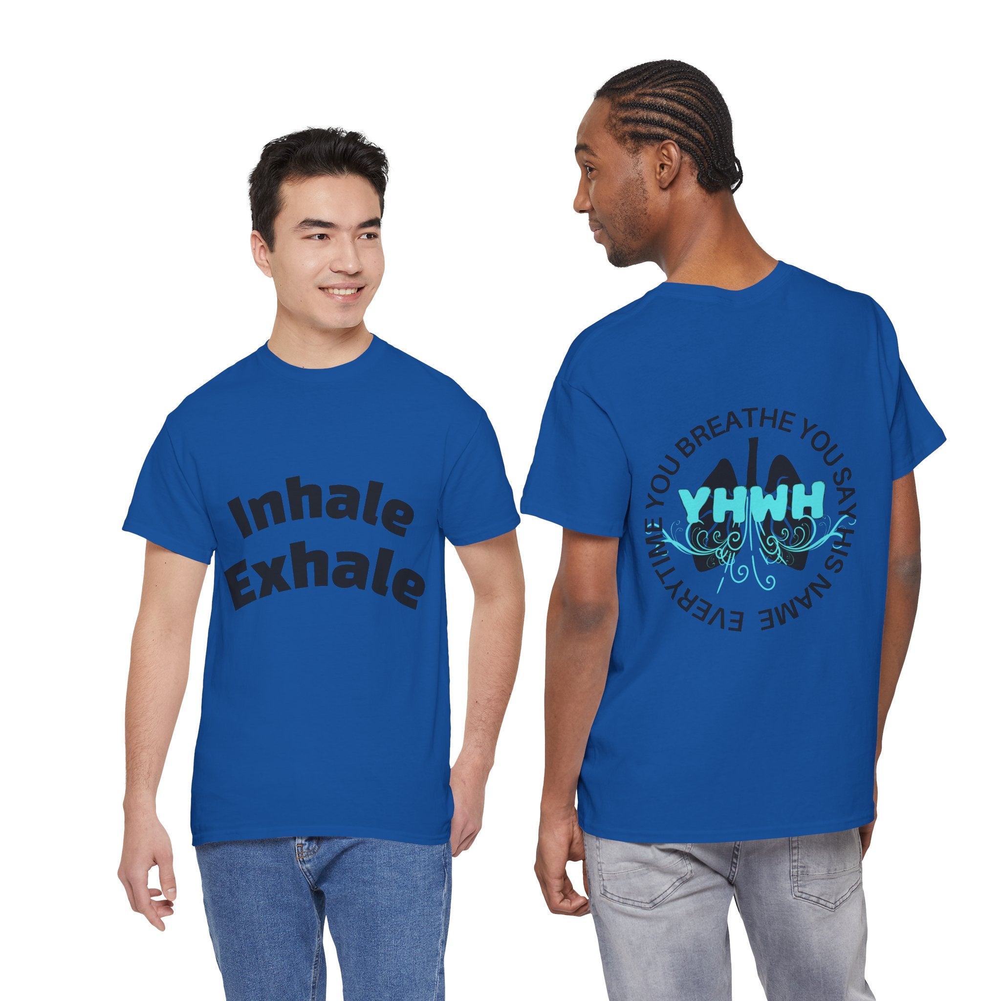 'Inhale/Exhale YHWH'  — T-Shirt