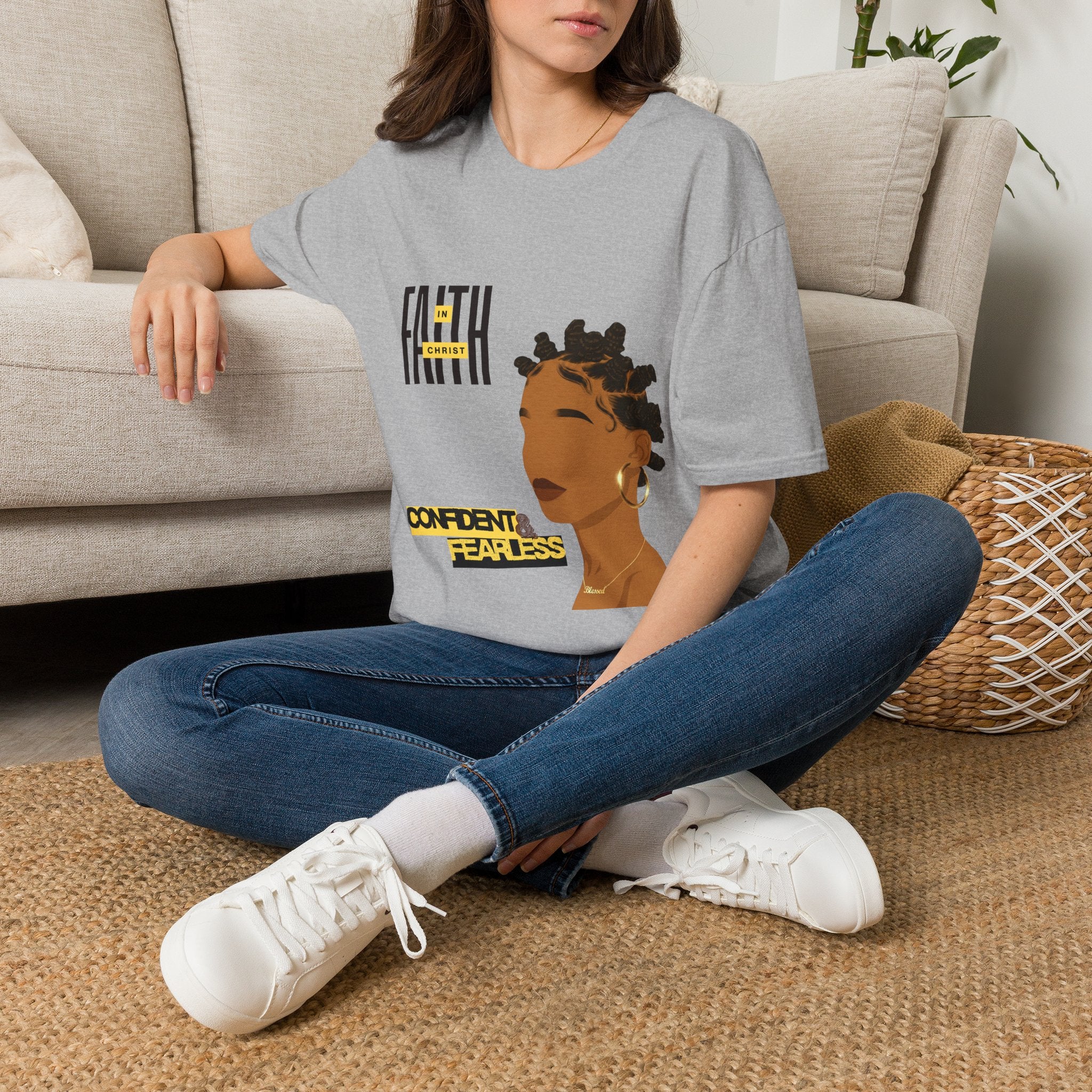 'Faith in Christ': Confident & Fearless — Tee