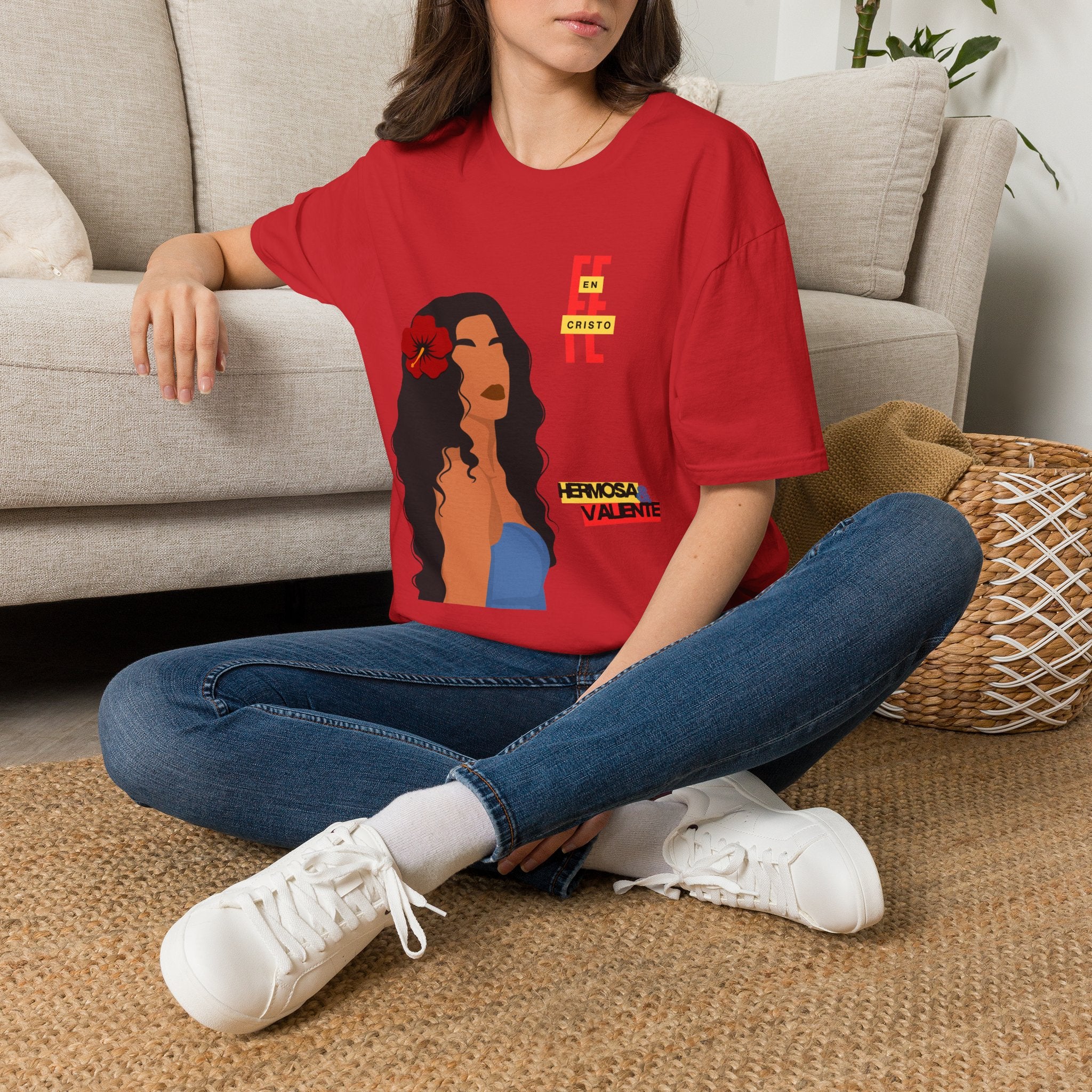 'Fe en Cristo': Hermosa & Valiente — Tee