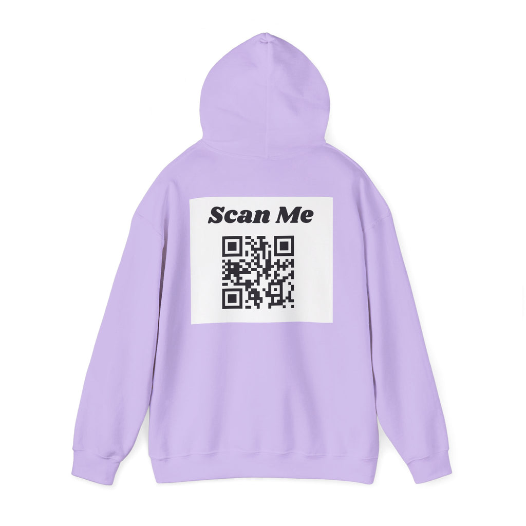 "theOlivetbee" hoodie | QR code back, Scan Me