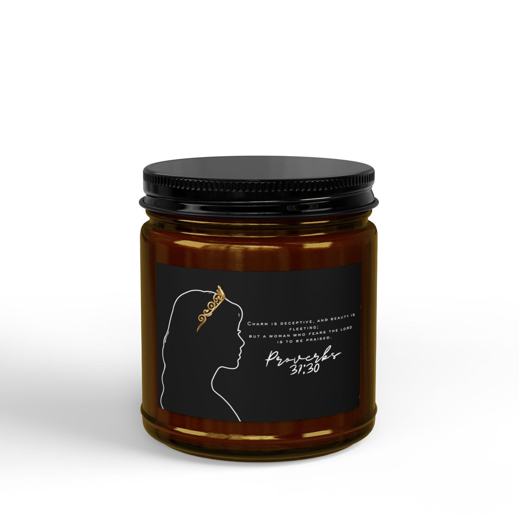 Proverbs 31:30: Gold Crown— Soy Candle (4oz & 9oz)