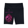 'Lion & Cross' Neon —  Women's Workout Shorts