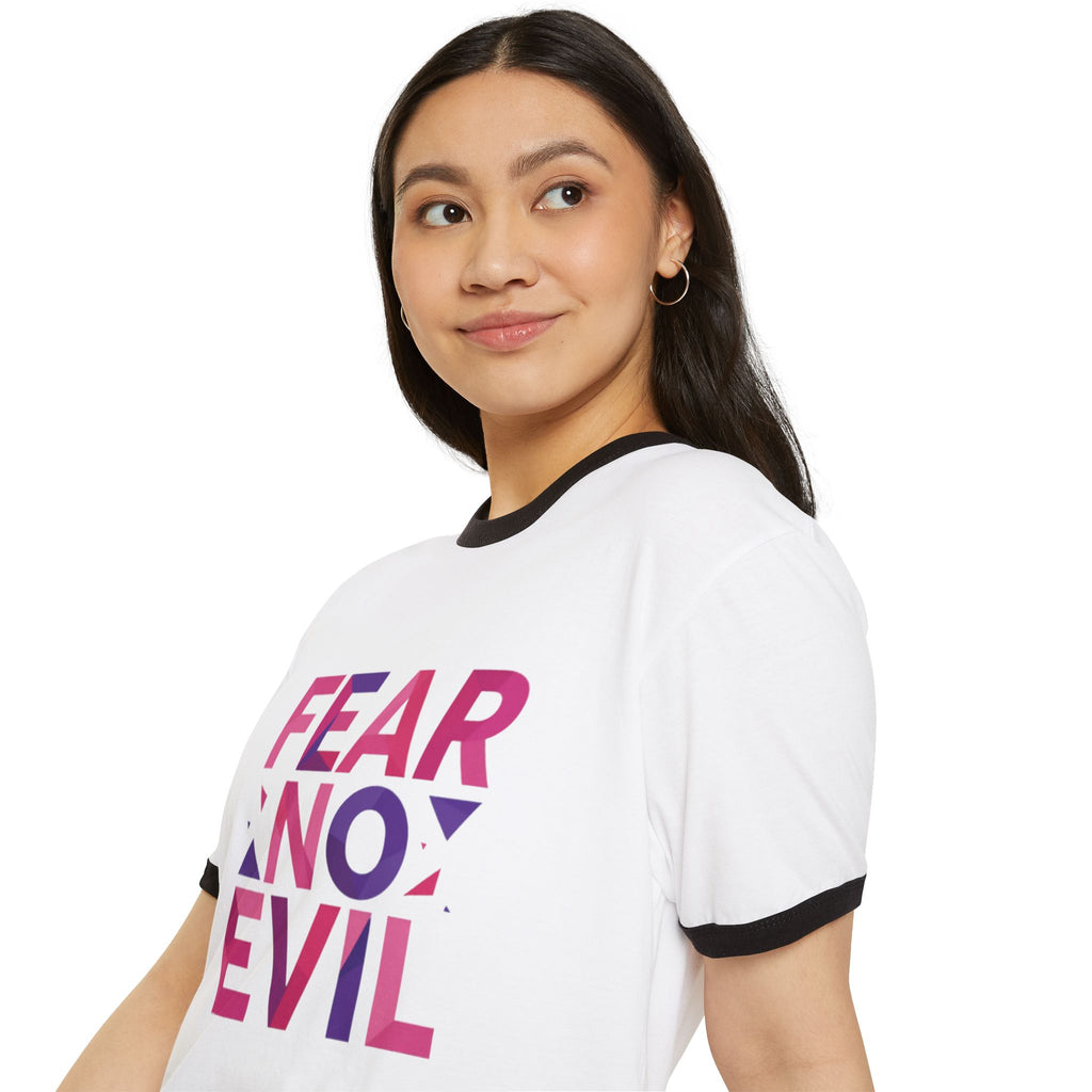 'Fear No Evil Ringer' T-Shirt