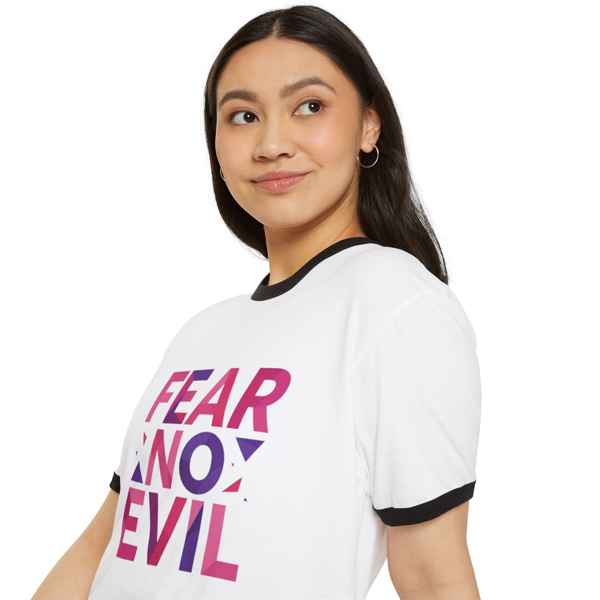 'Fear No Evil Ringer' T-Shirt