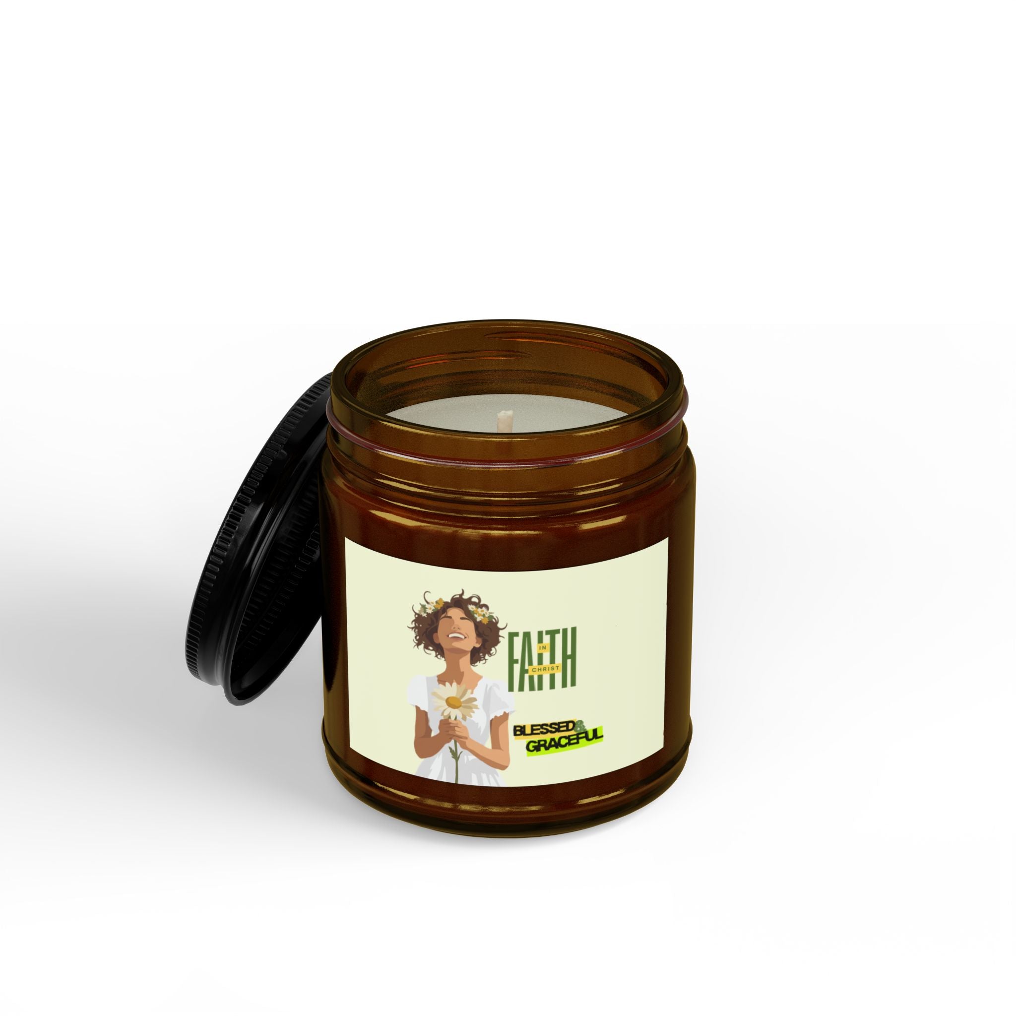 'Faith in Christ': Blessed & Graceful — Soy Candle (4oz & 9oz)