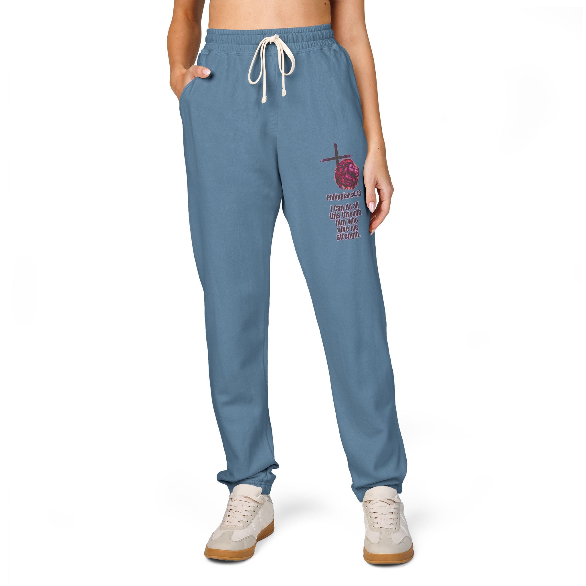 Philippians 4:13: Fleece Joggers