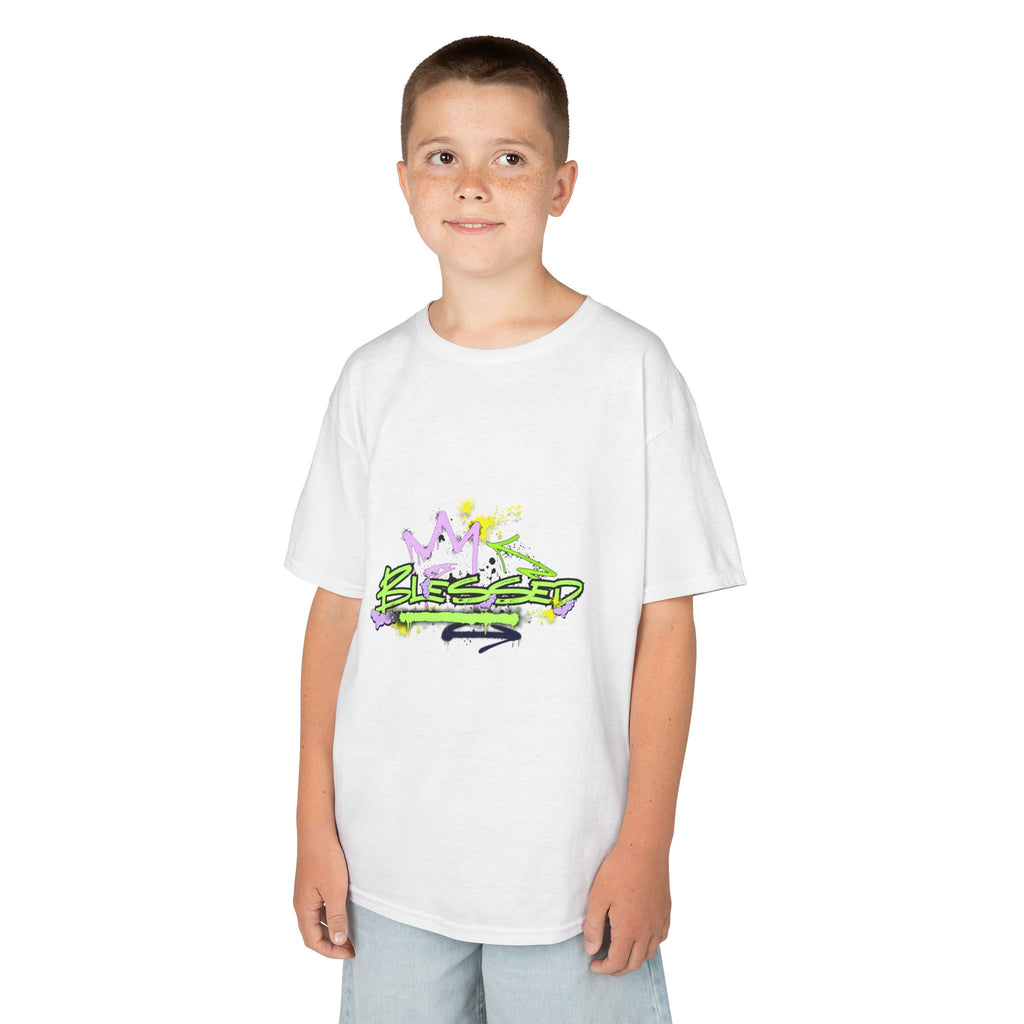 'Blessed' Graffiti - Kids Tee