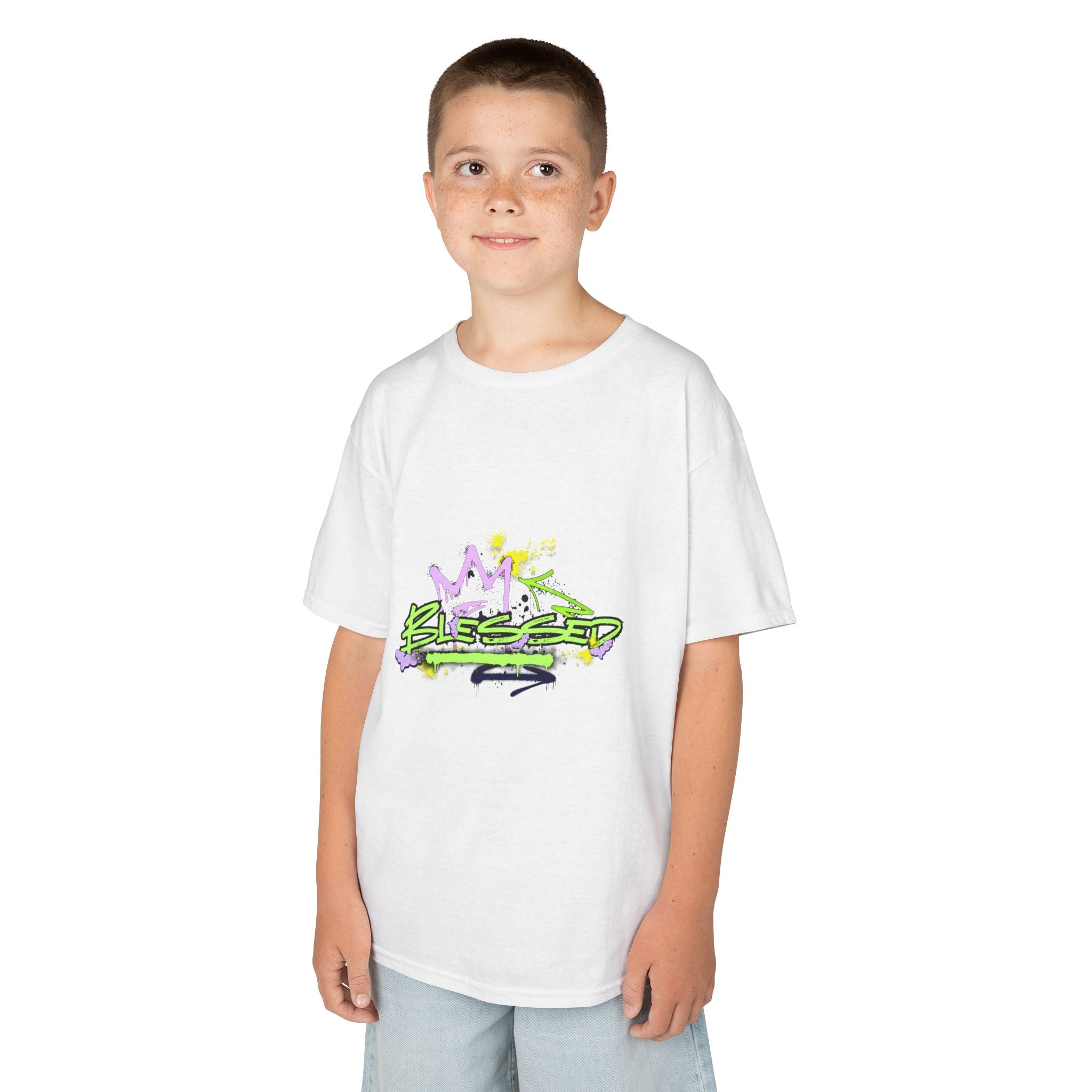 'Blessed' Graffiti - Kids Tee