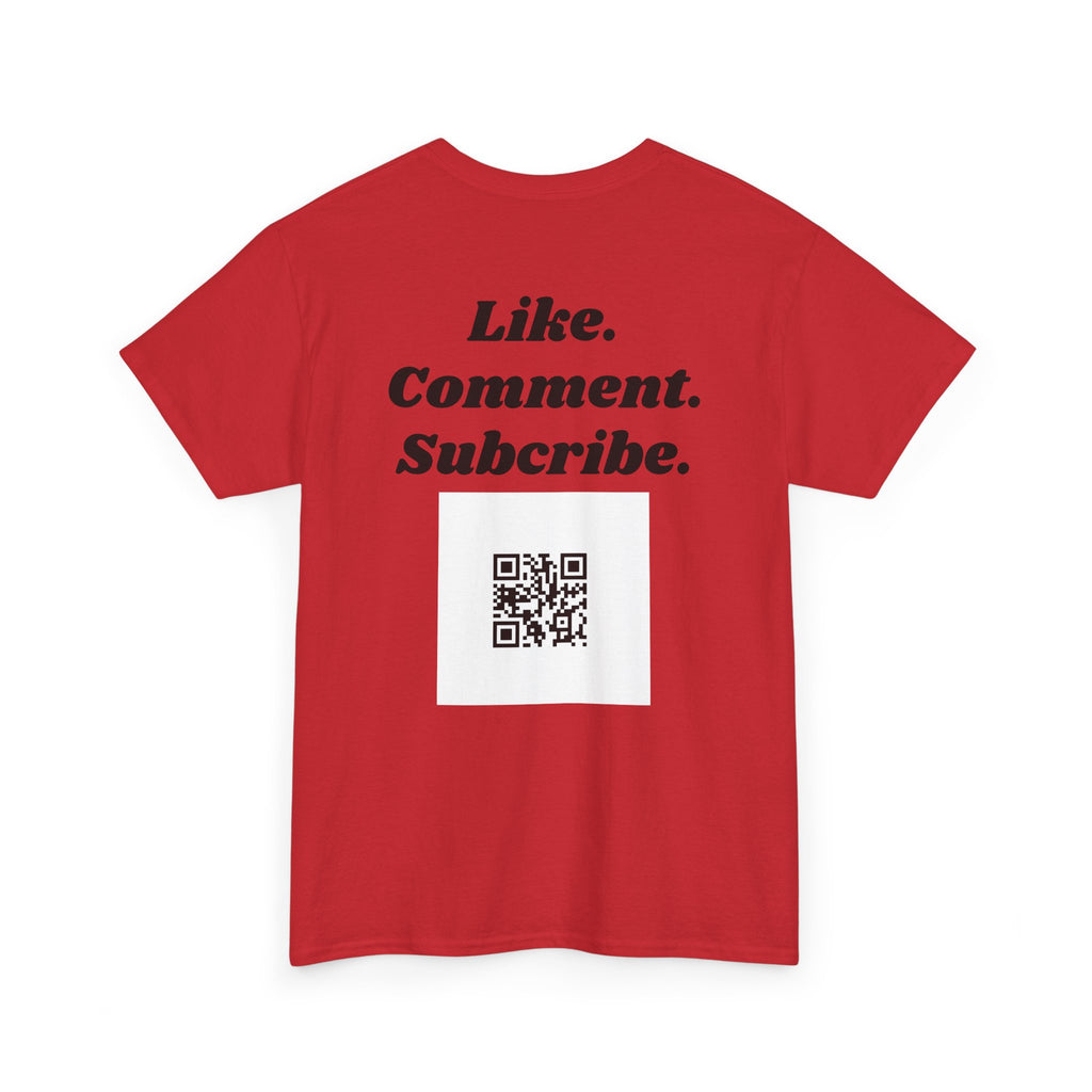 "theOlivetbee" Graphic Tee "Like. Comment. Subscribe."