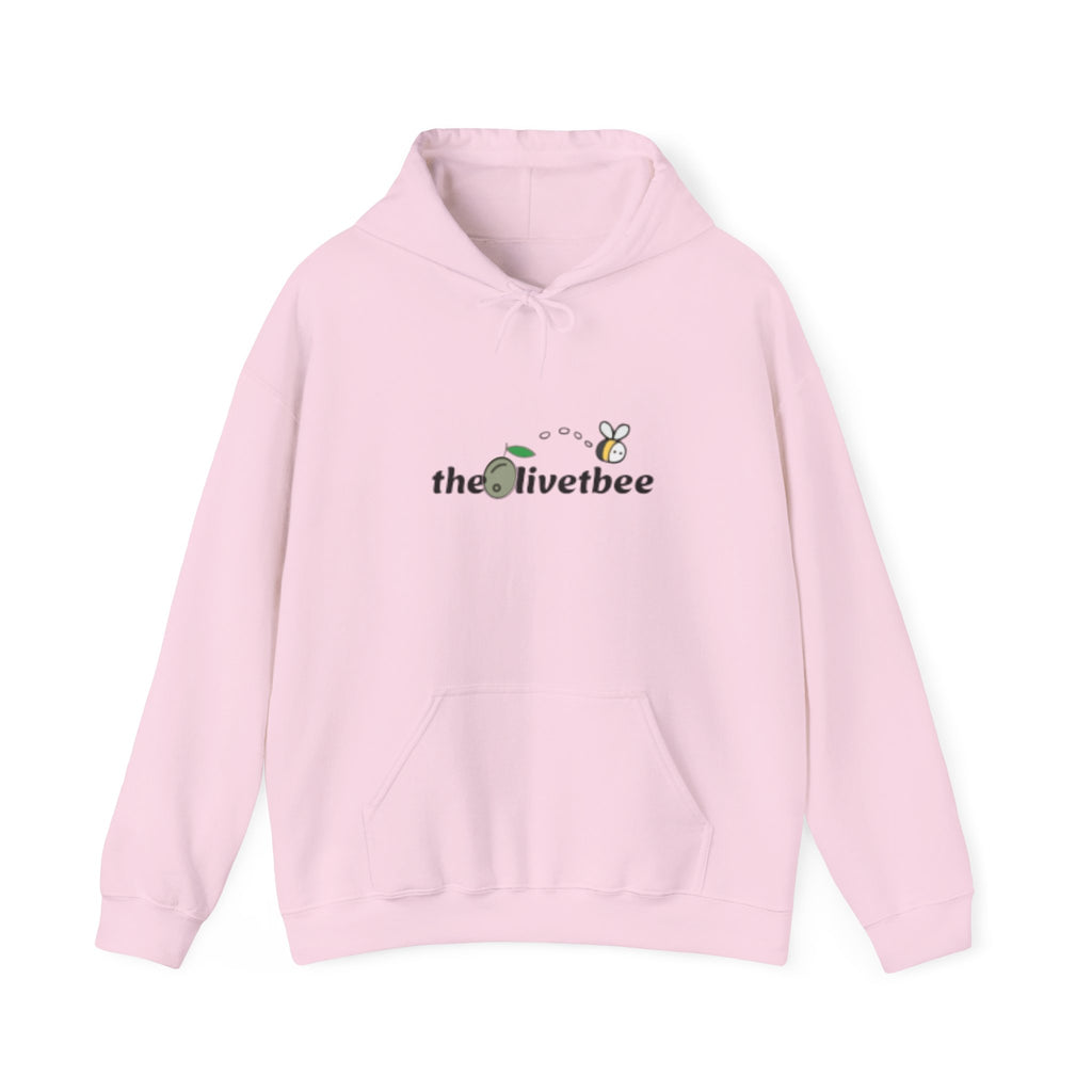 "theOlivetbee" hoodie | QR code back, Scan Me