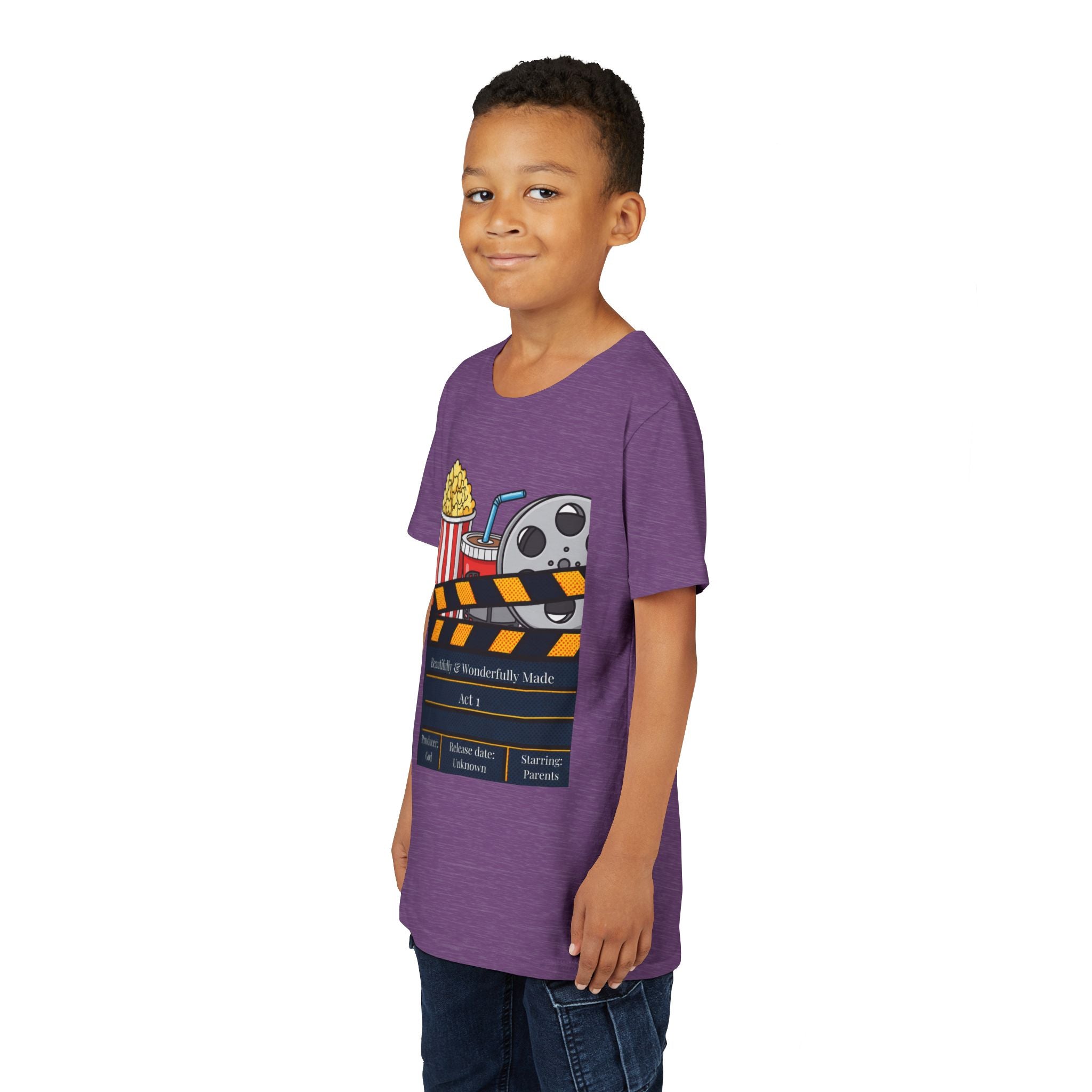 'Beautifully & Wonderfully Made'  — Kids Movie Night Tee