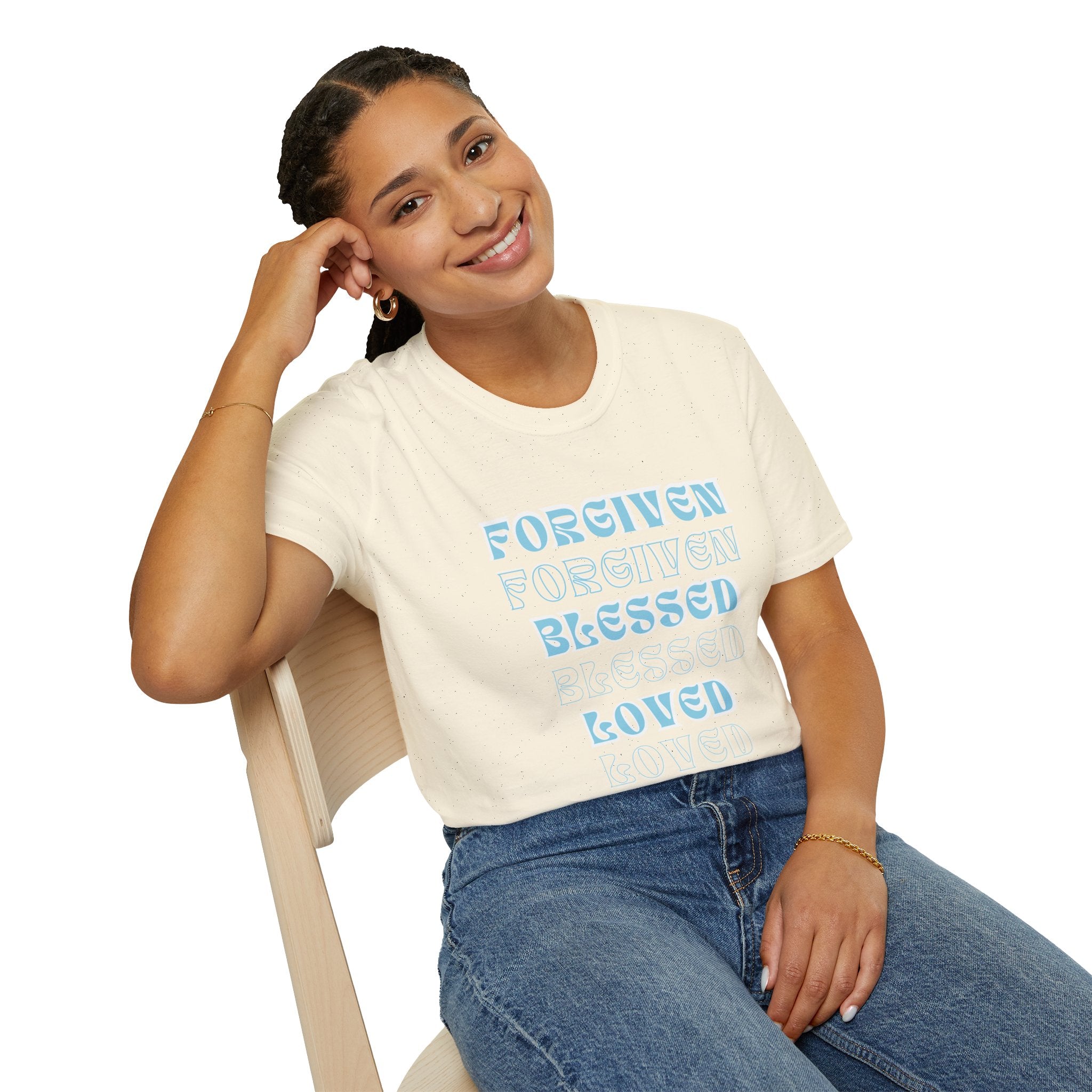 Forgiven, Blessed, Loved — Tee
