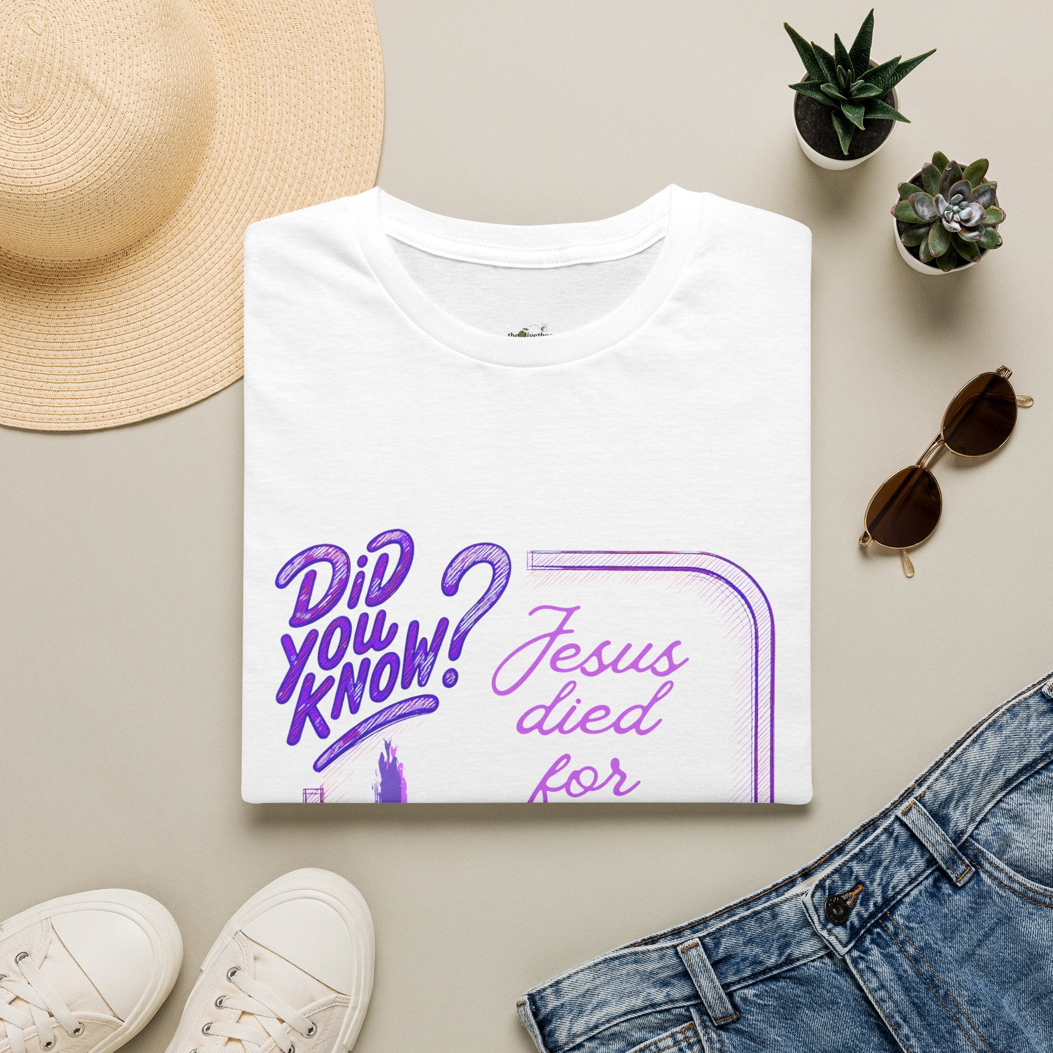 "Did You Know? Jesus Died For Our Sins" - T‑Shirt