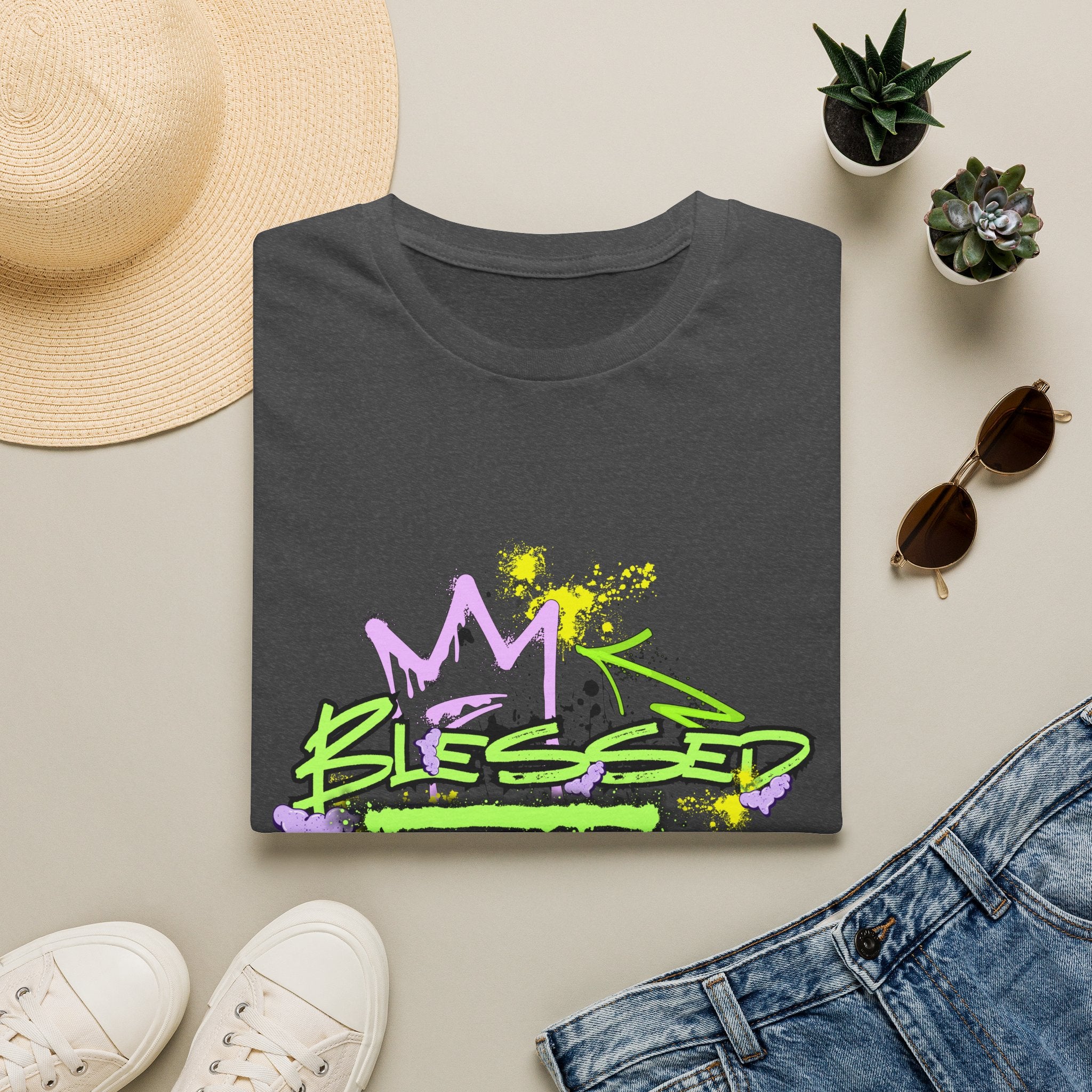 'Blessed' Graffiti — T-Shirt