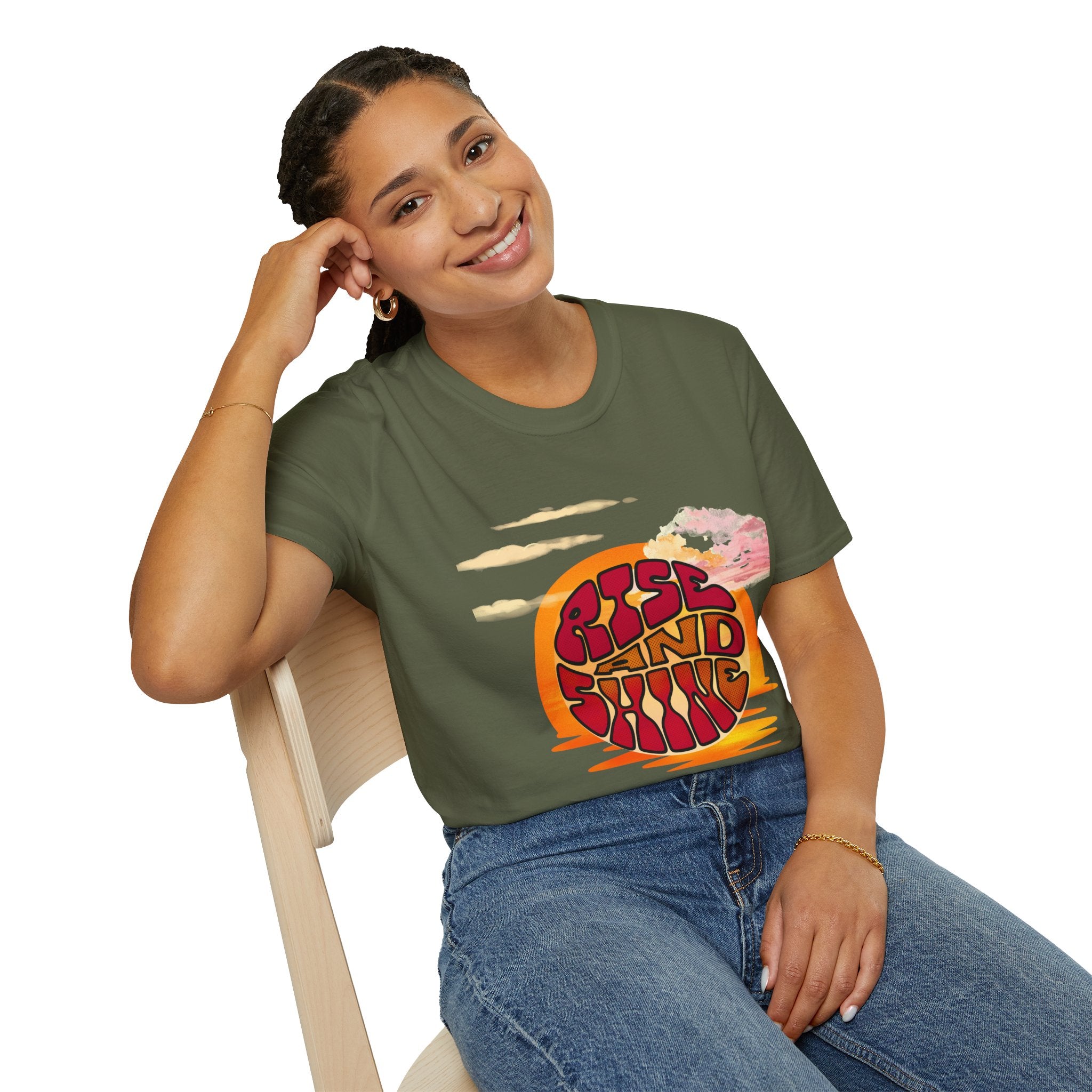 “Rise and Shine - Give God the Glory”  — Graphic Tee