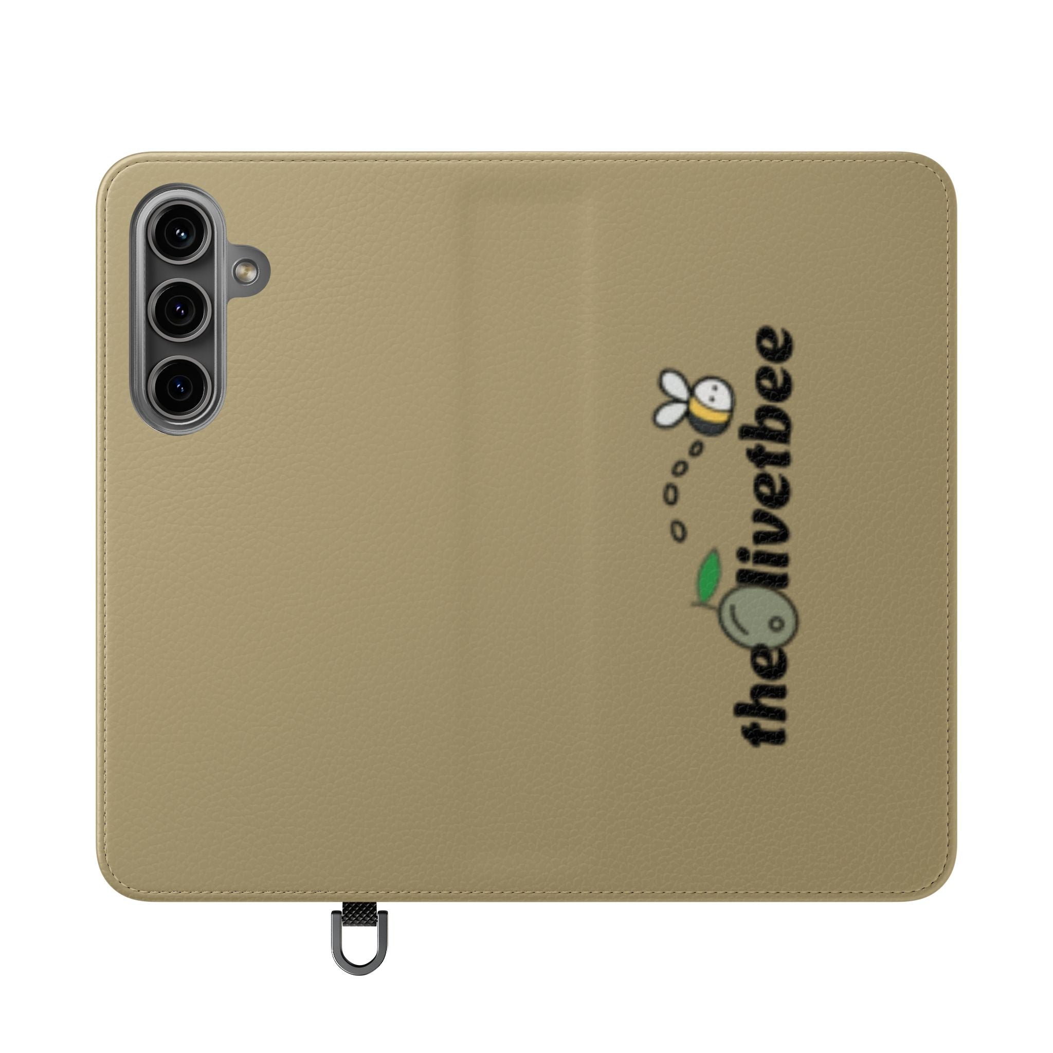 Flip Case Phone Wallet — 'theOlivetbee' Logo Folio Cover with Card Slots
