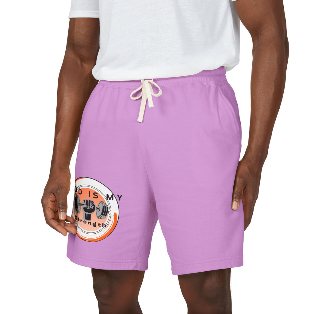 "God Is My Strength" — Fleece Sweat Shorts