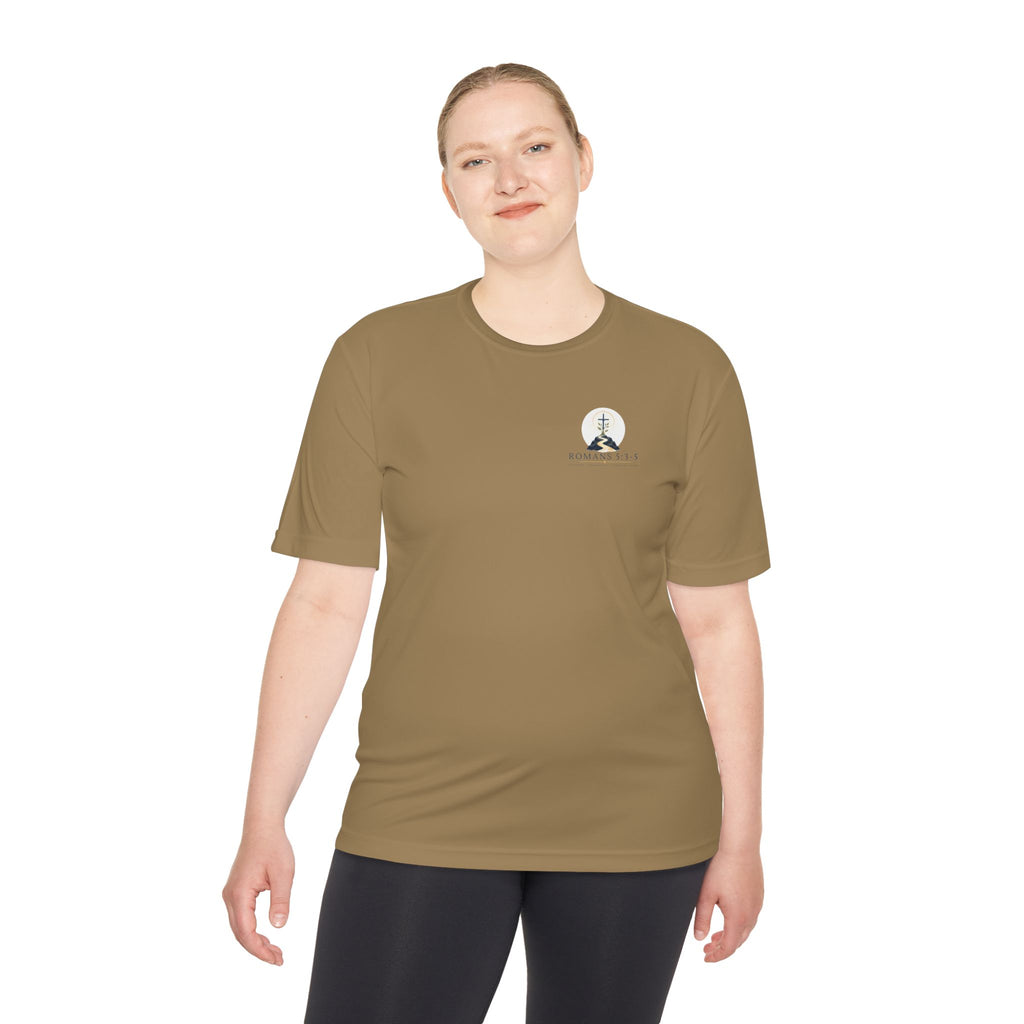 Romans 5:3-5 Christian workout T-Shirt