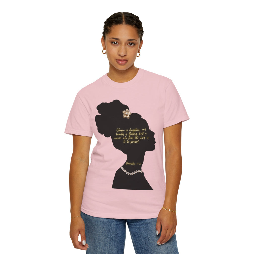 Proverbs 31:30 Pearls - T-Shirt