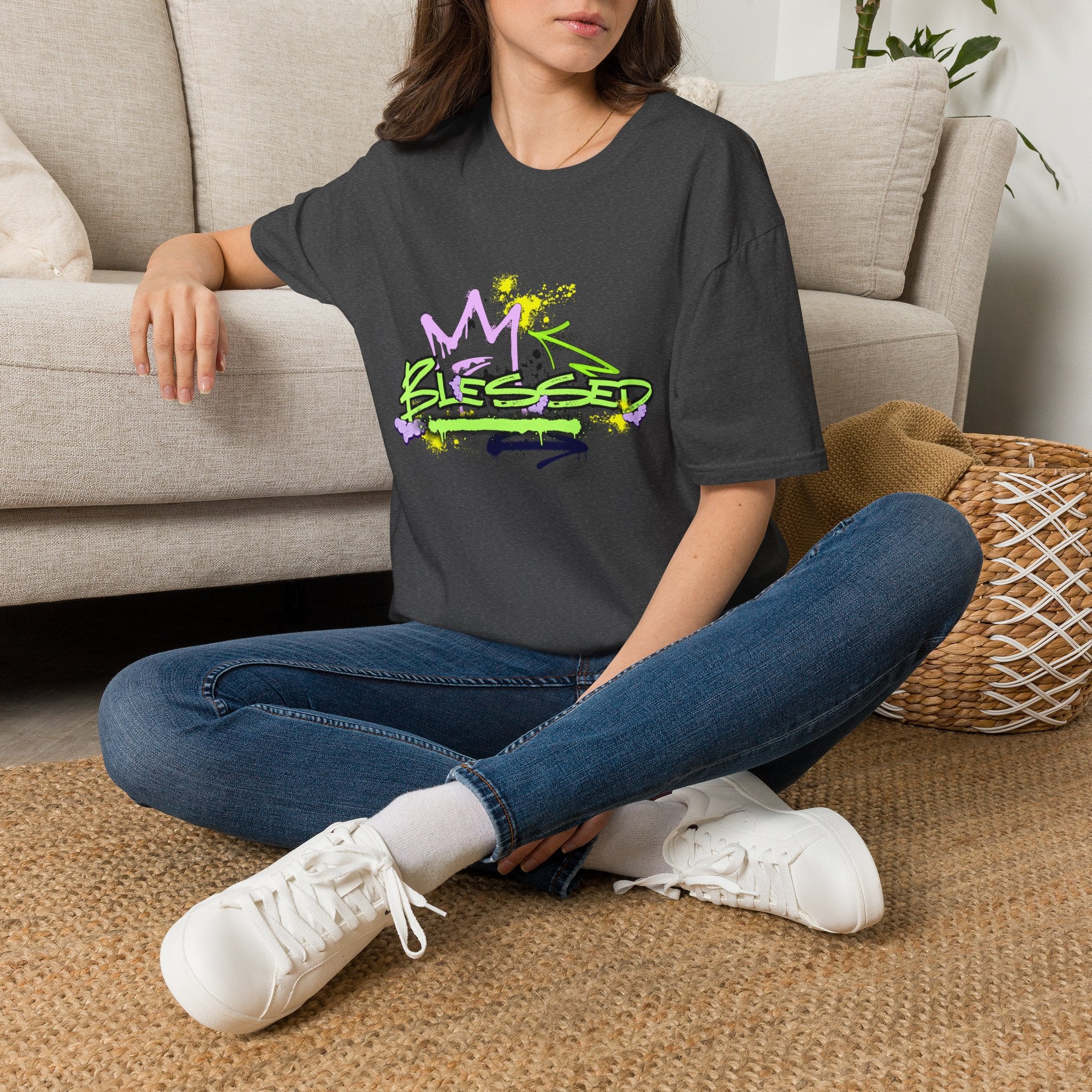 'Blessed' Graffiti — T-Shirt