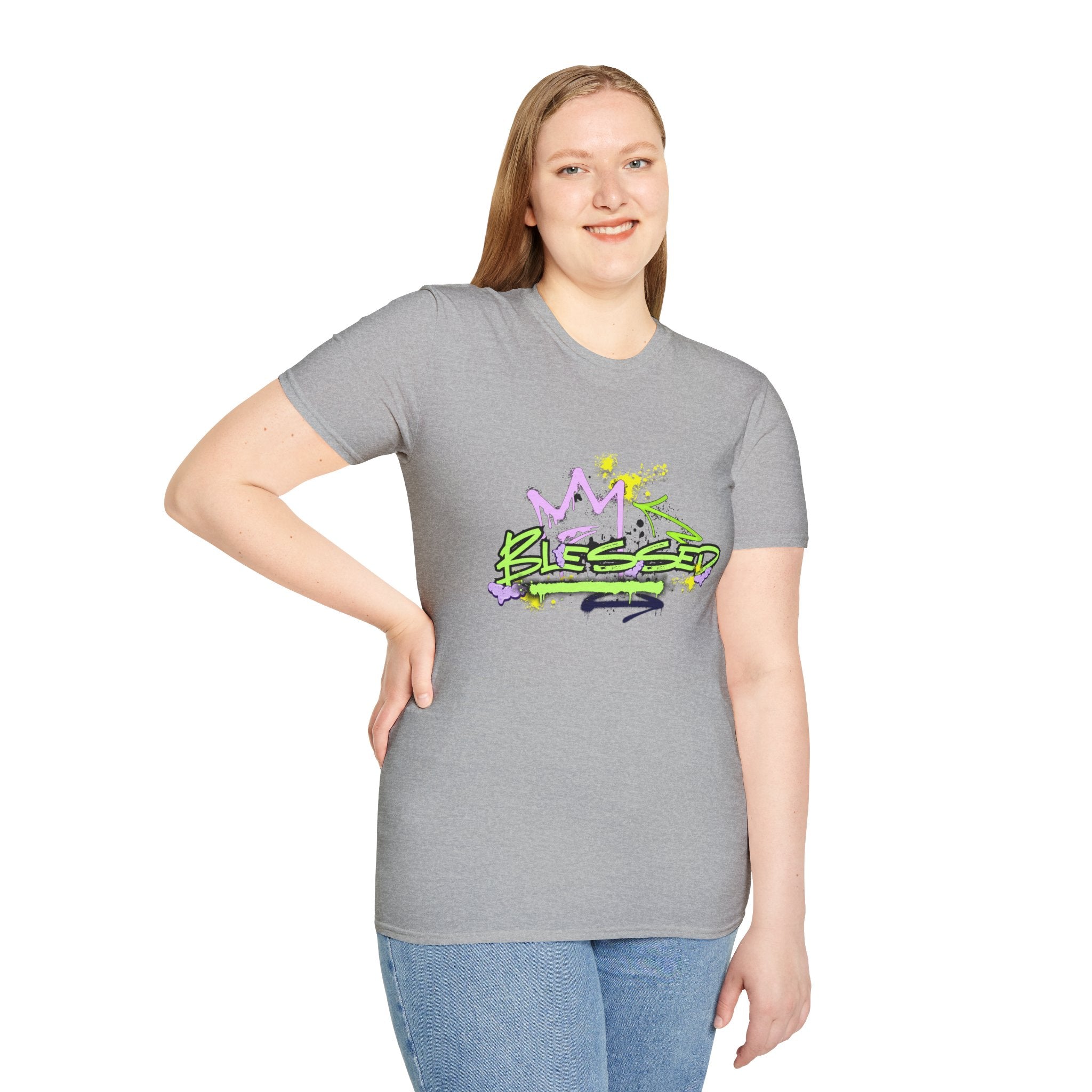 'Blessed' Graffiti — T-Shirt