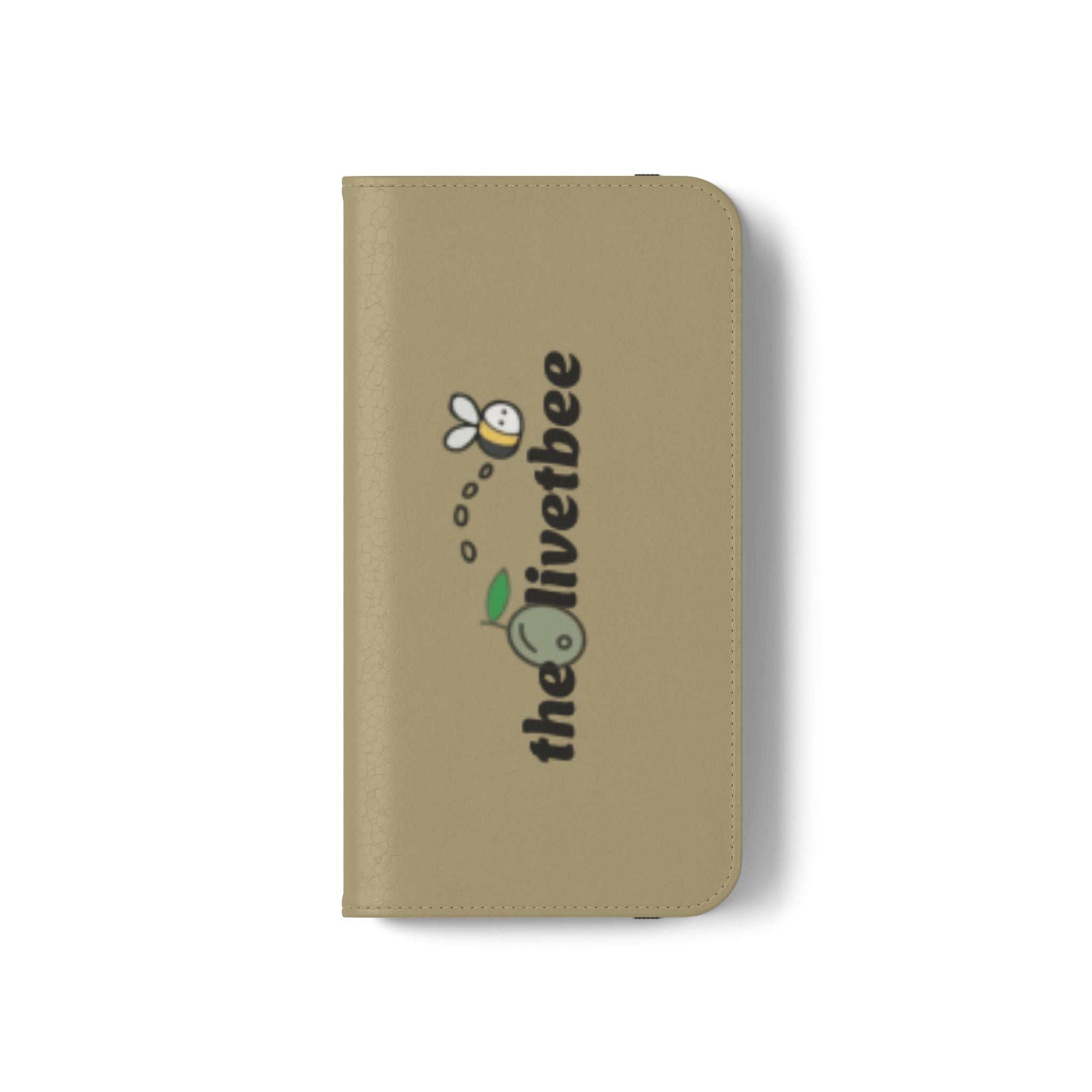 Flip Case Phone Wallet — 'theOlivetbee' Logo Folio Cover with Card Slots