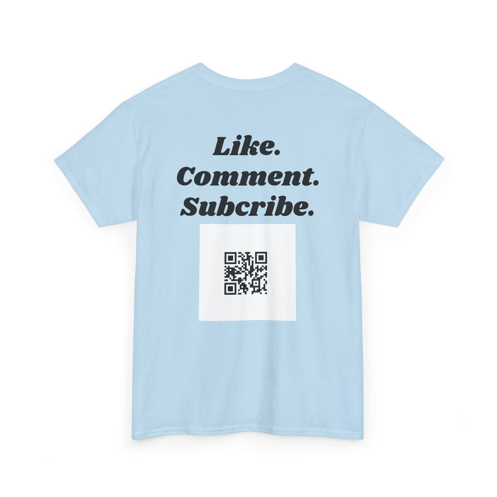 "theOlivetbee" Graphic Tee "Like. Comment. Subscribe."