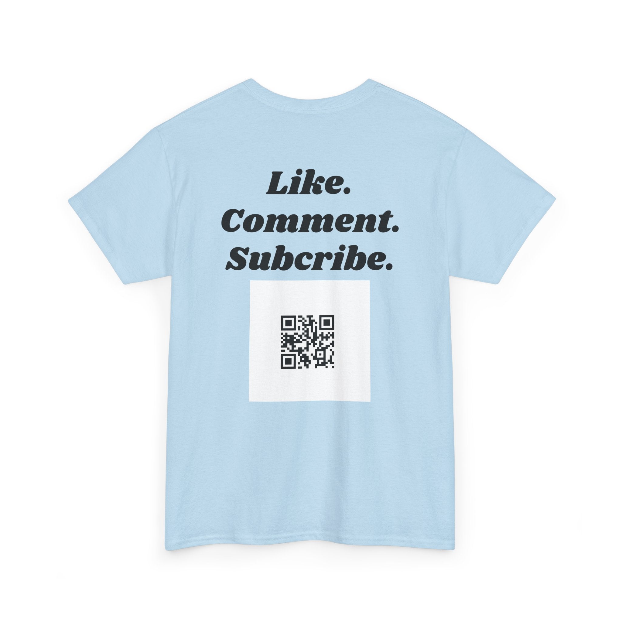 "theOlivetbee" Graphic Tee "Like. Comment. Subscribe."