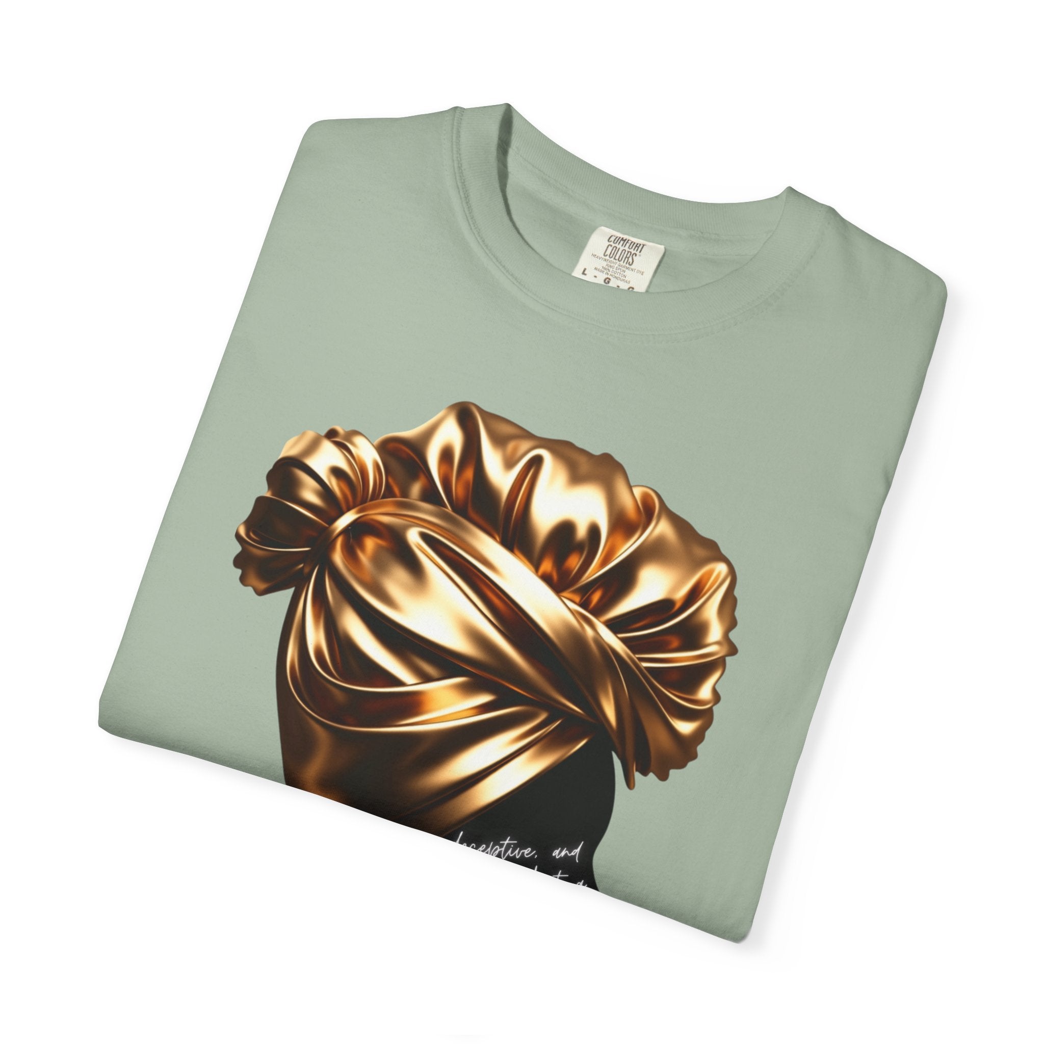 Proverbs 31:30 Gold Headwrap- T-Shirt