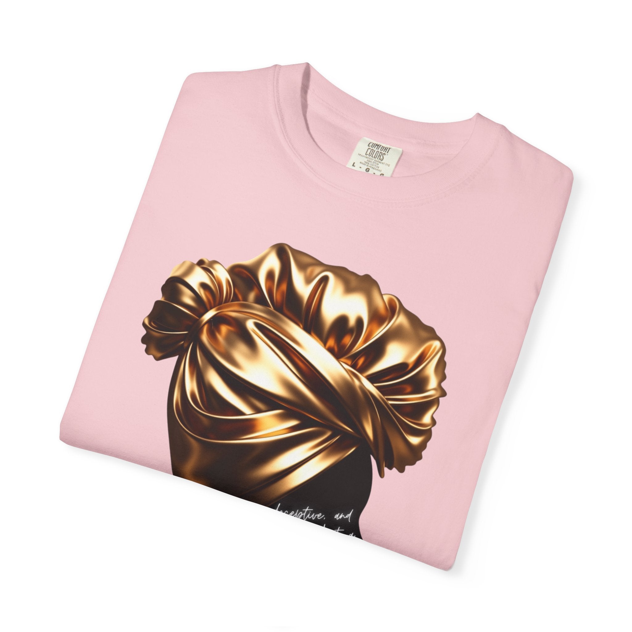 Proverbs 31:30 Gold Headwrap- T-Shirt