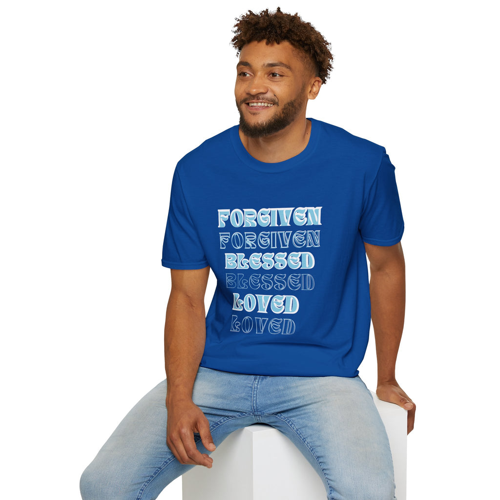 Forgiven, Blessed, Loved — Tee
