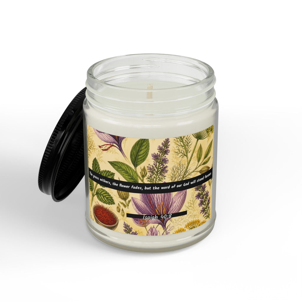 Isaiah 40:8: Herbal Blossom — Soy Candle (4oz & 9oz)