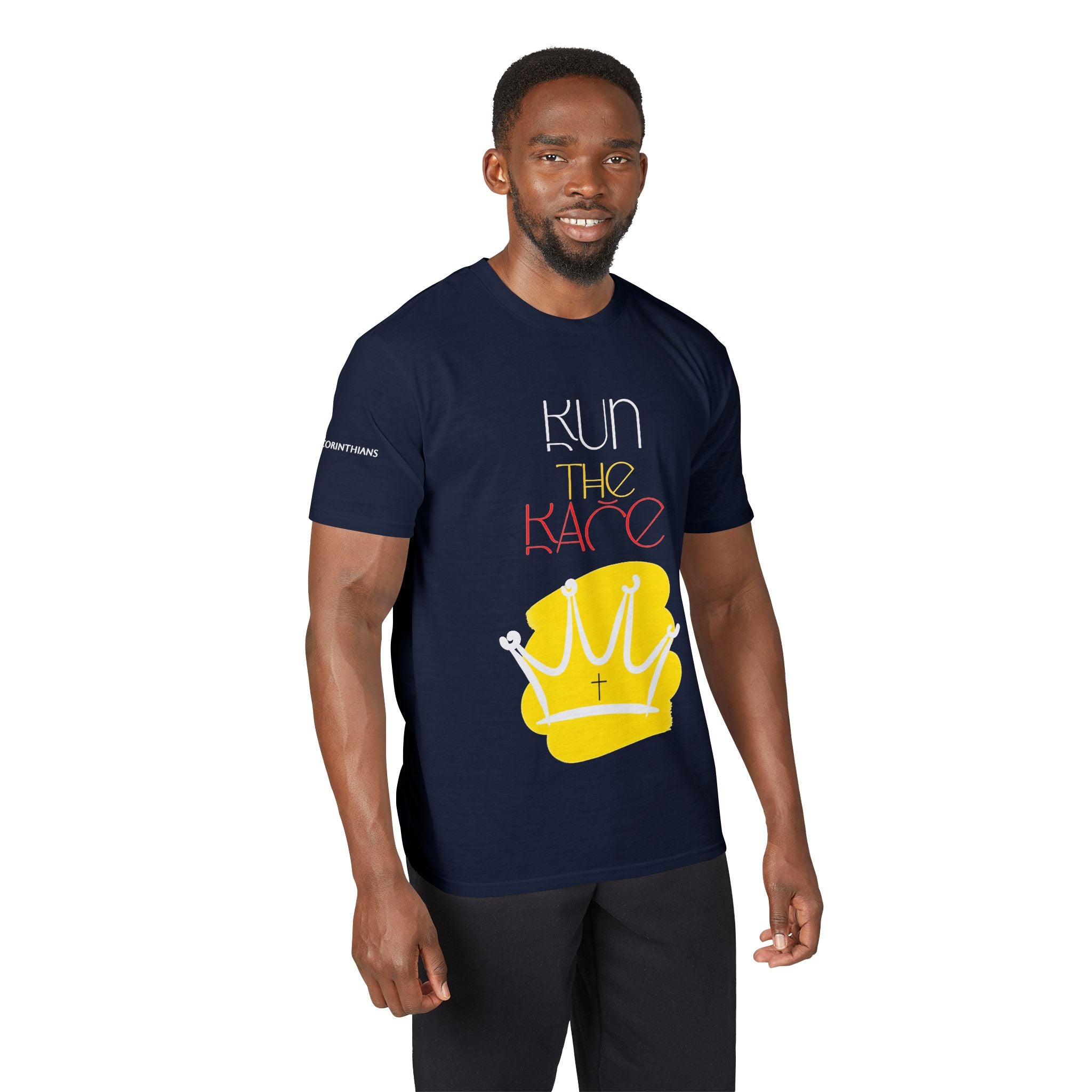 'Run The Race' - Athletic Tee
