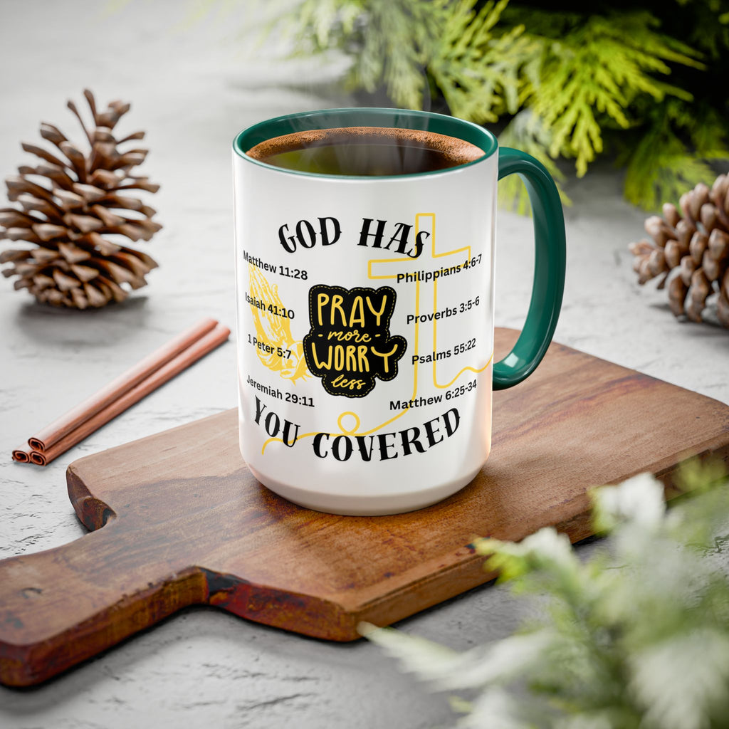 "Pray More, Worry Less" Mug  (11oz/15oz)