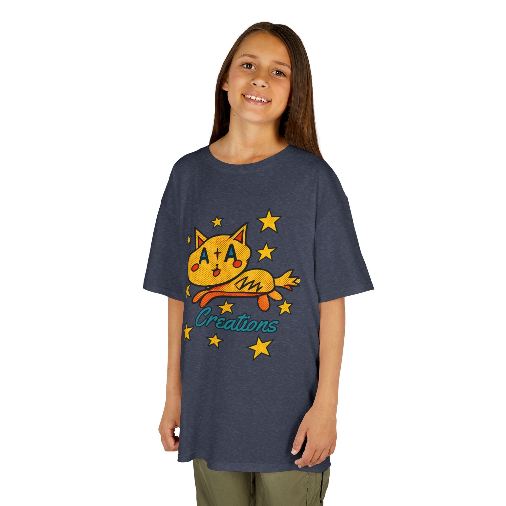 'A+A Creations' Star Gaze Kitty -  Kids Tee