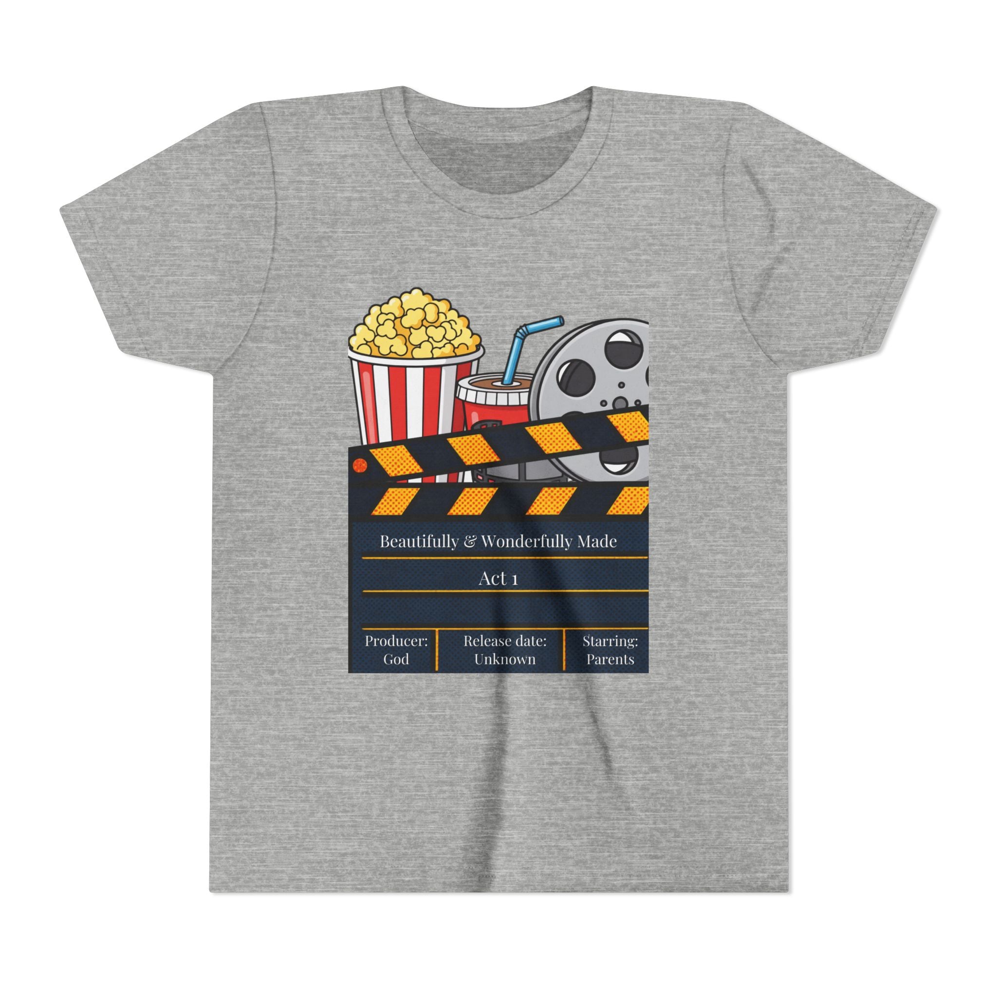 'Beautifully & Wonderfully Made'  — Kids Movie Night Tee