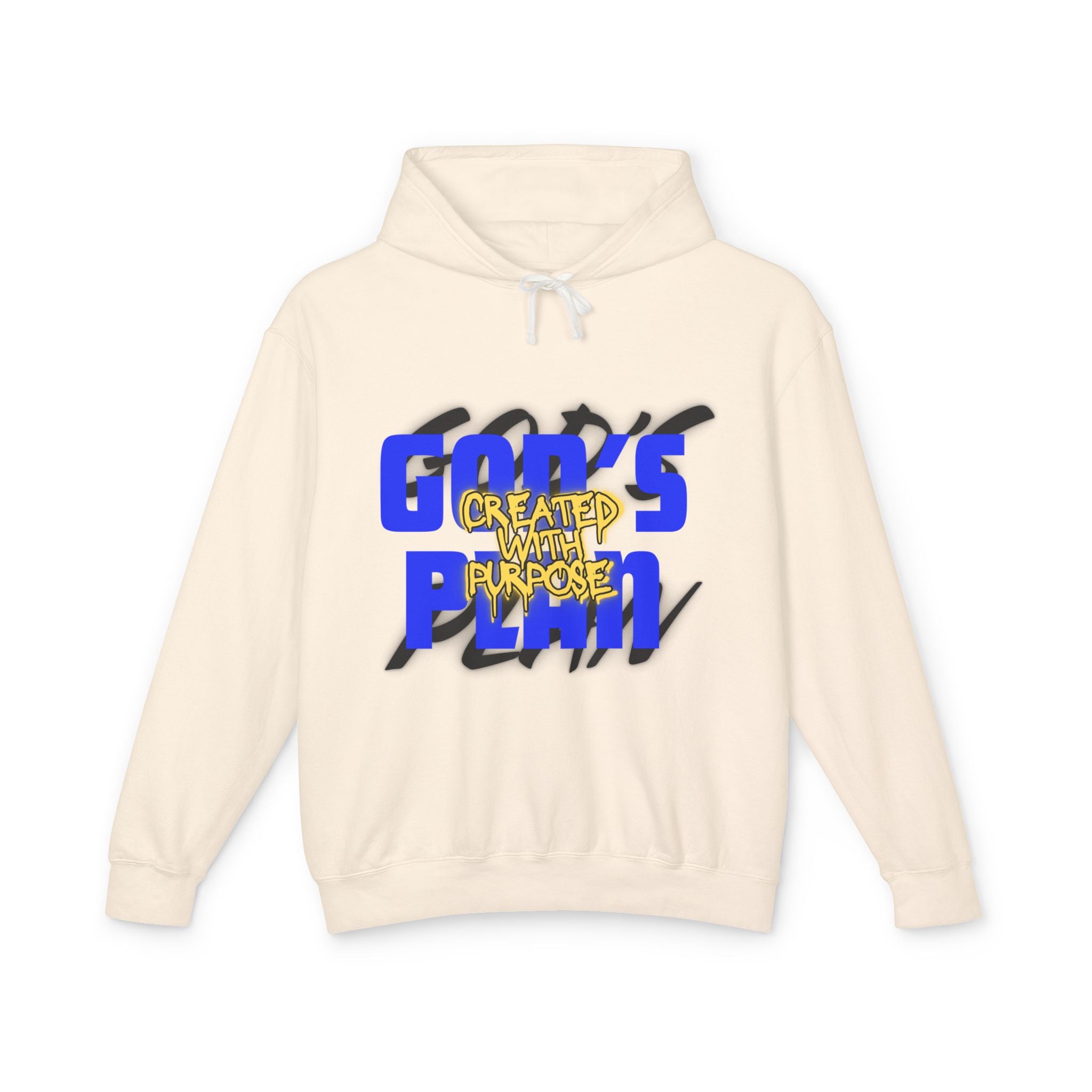 "Created With Purpose" Lightweight Hooded Sweatshirt