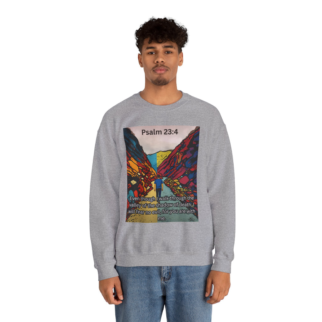 Psalm 23:4 — Crewneck Sweatshirt