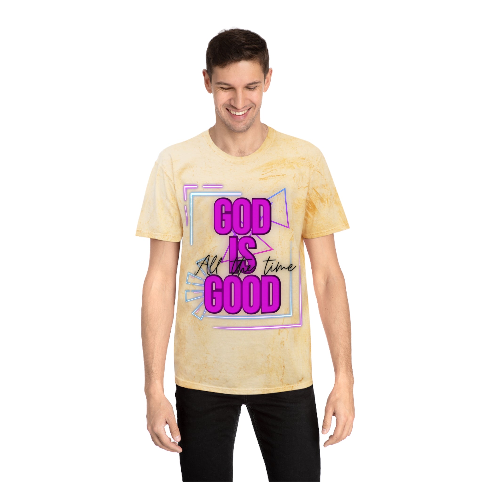 'God Is Good All The Time' — Retro Neon