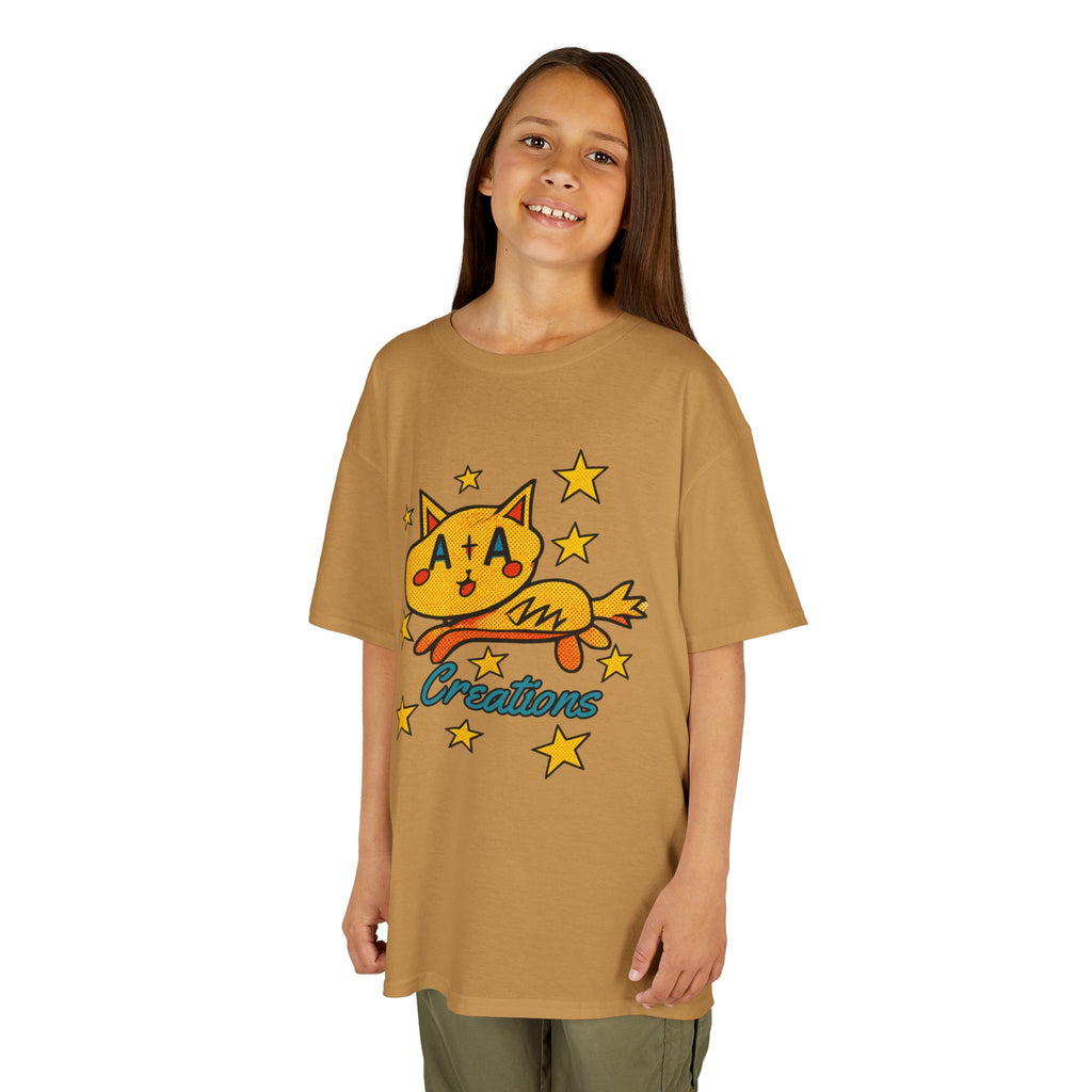 'A+A Creations' Star Gaze Kitty -  Kids Tee