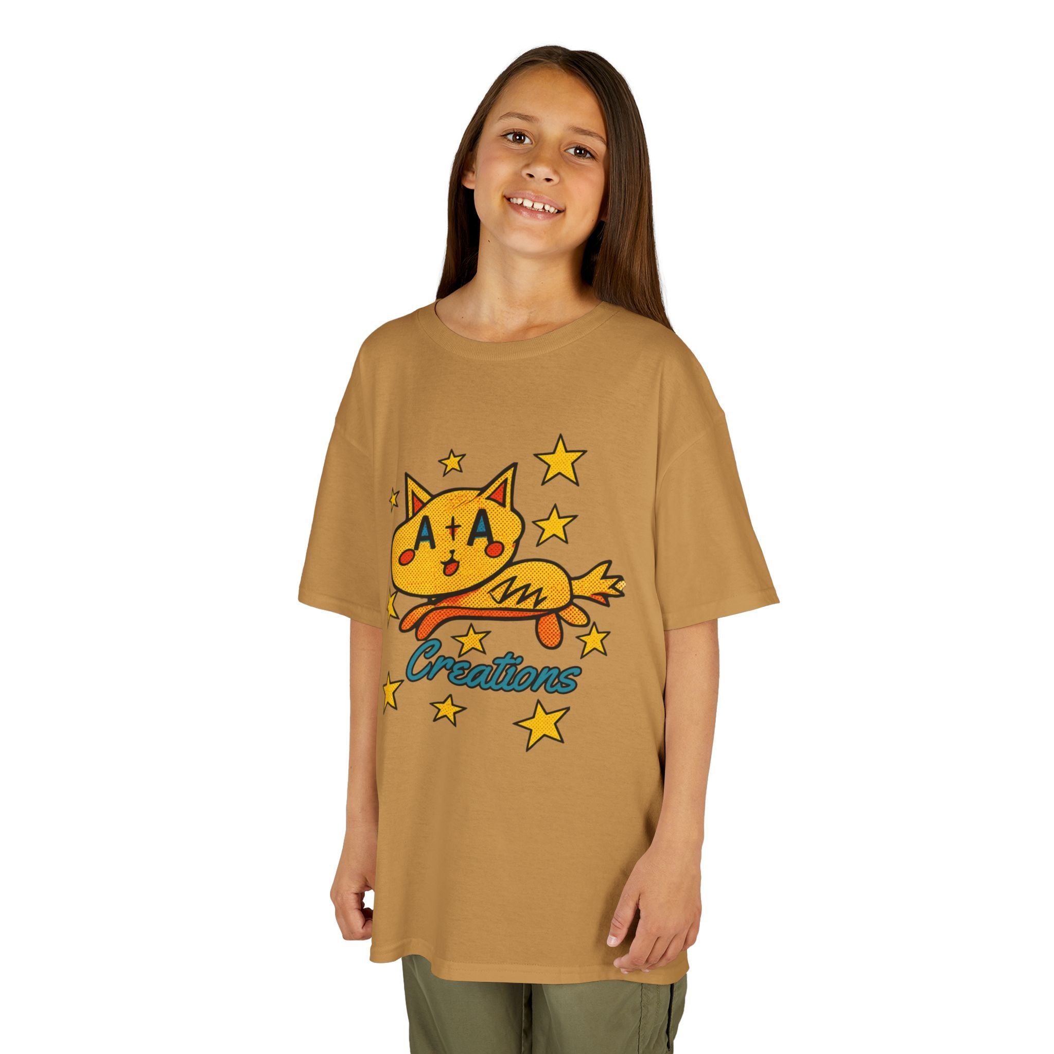 'A+A Creations' Star Gaze Kitty -  Kids Tee