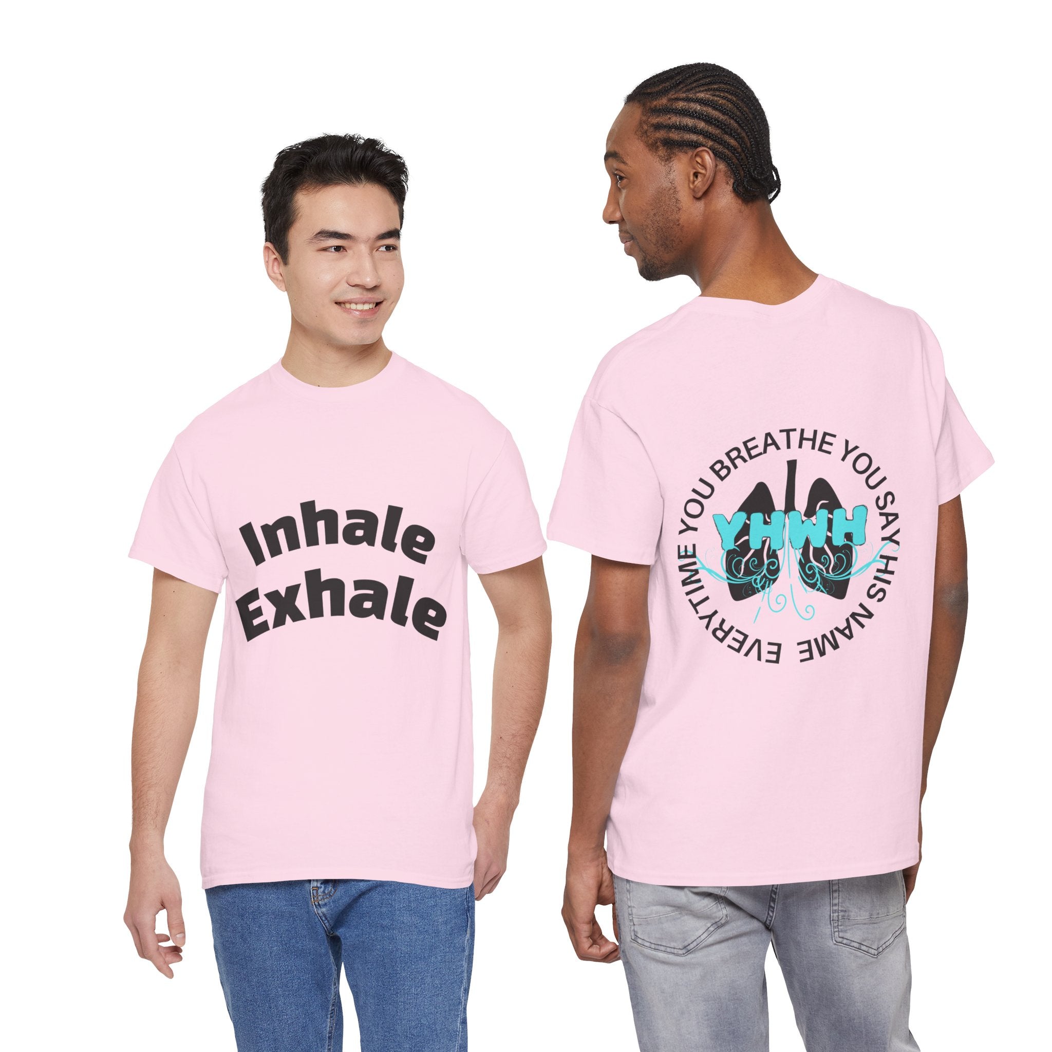 'Inhale/Exhale YHWH'  — T-Shirt