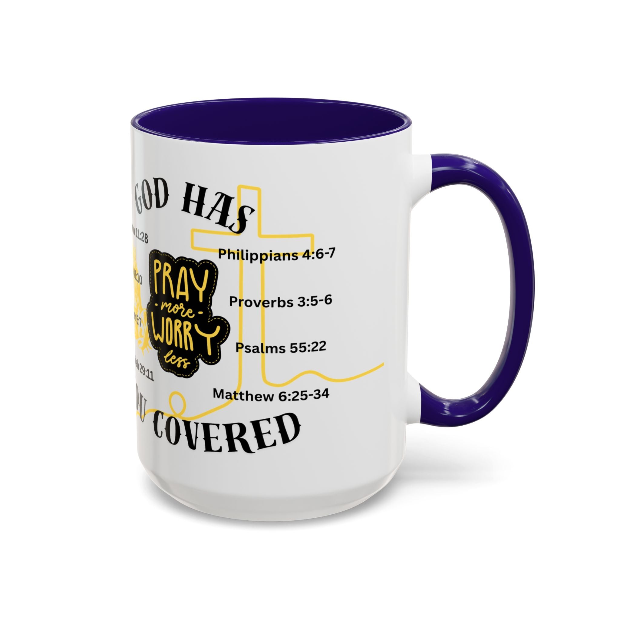 "Pray More, Worry Less" Mug  (11oz/15oz)