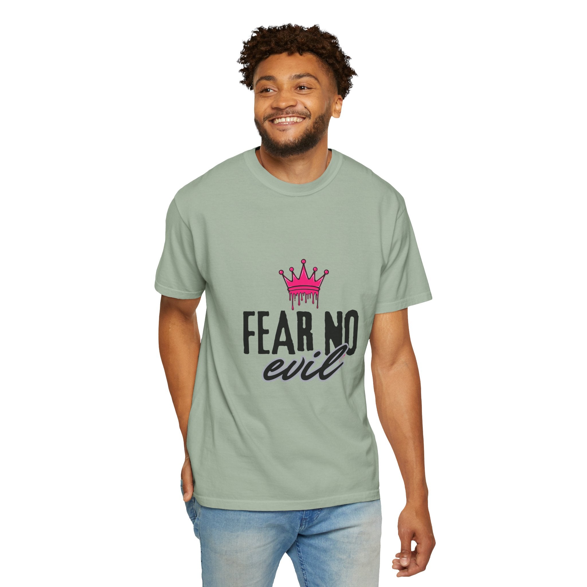 'Fear No Evil' Crown Pink