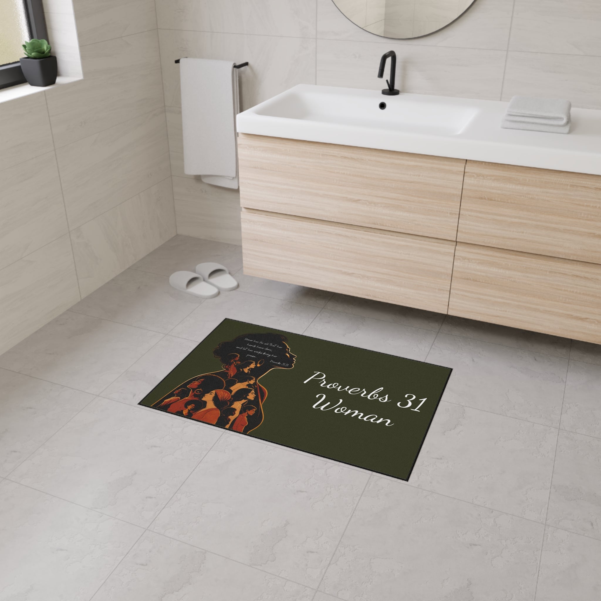'You Are' — Proverbs 31 Woman Floor Mat
