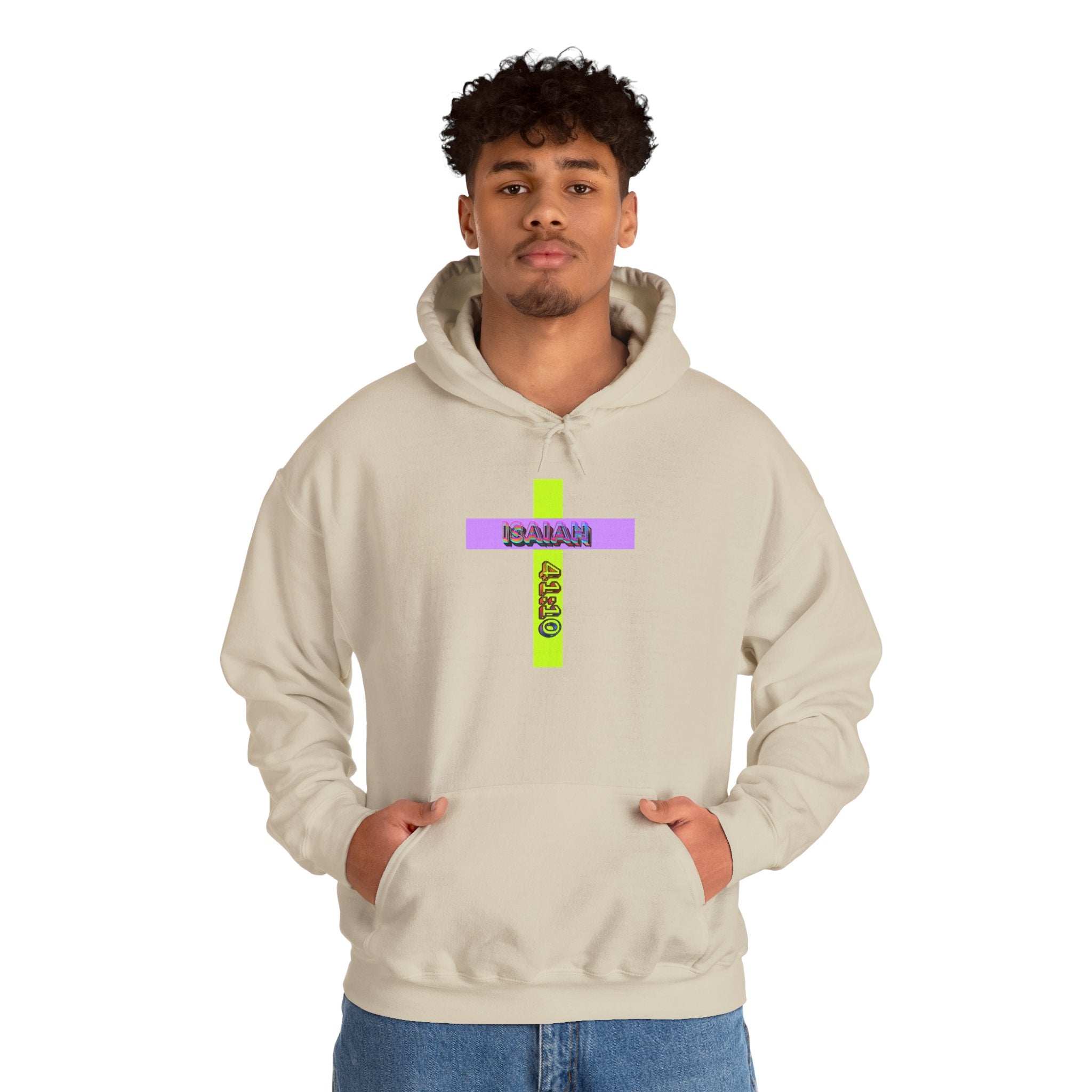 Isaiah 41:10 — Cross Hoodie