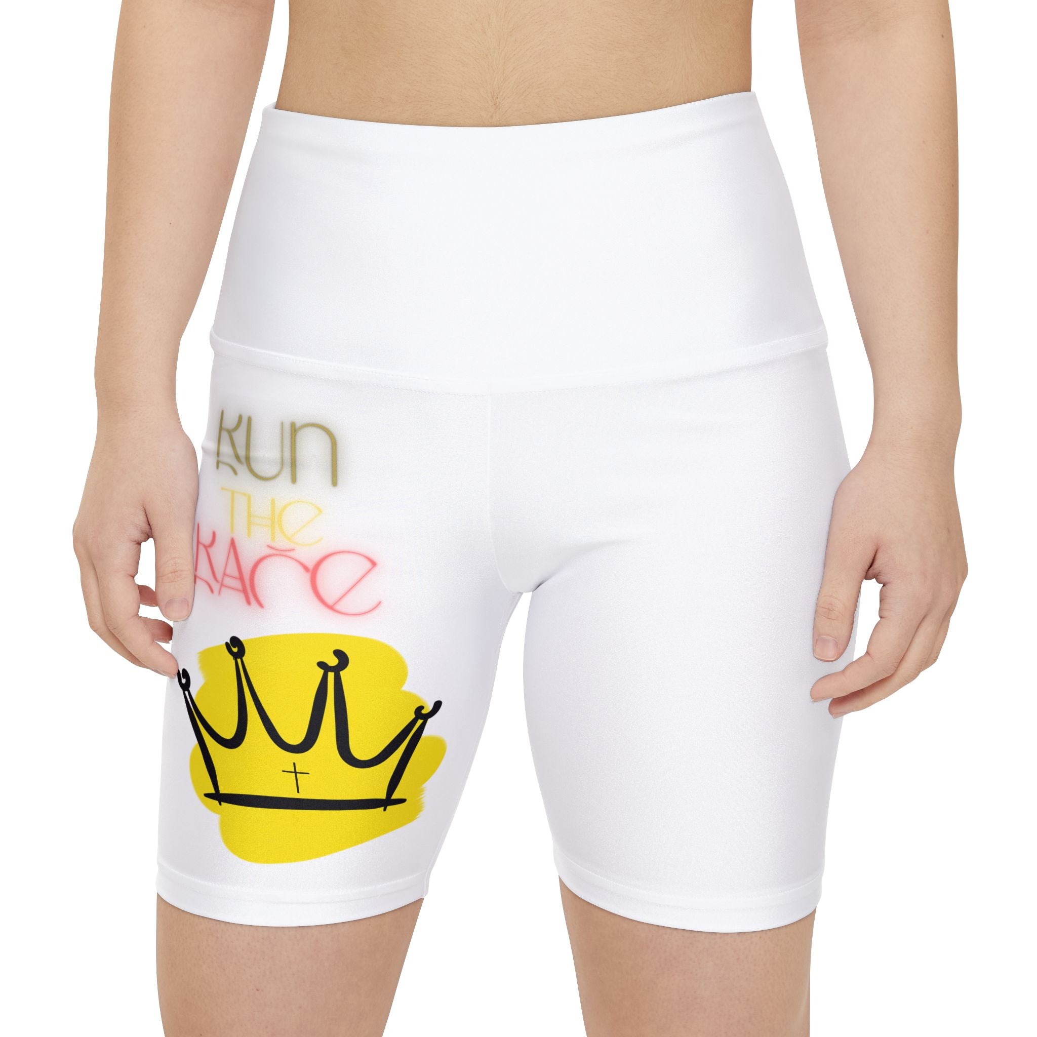 'Run the Race' — Women's Workout Shorts