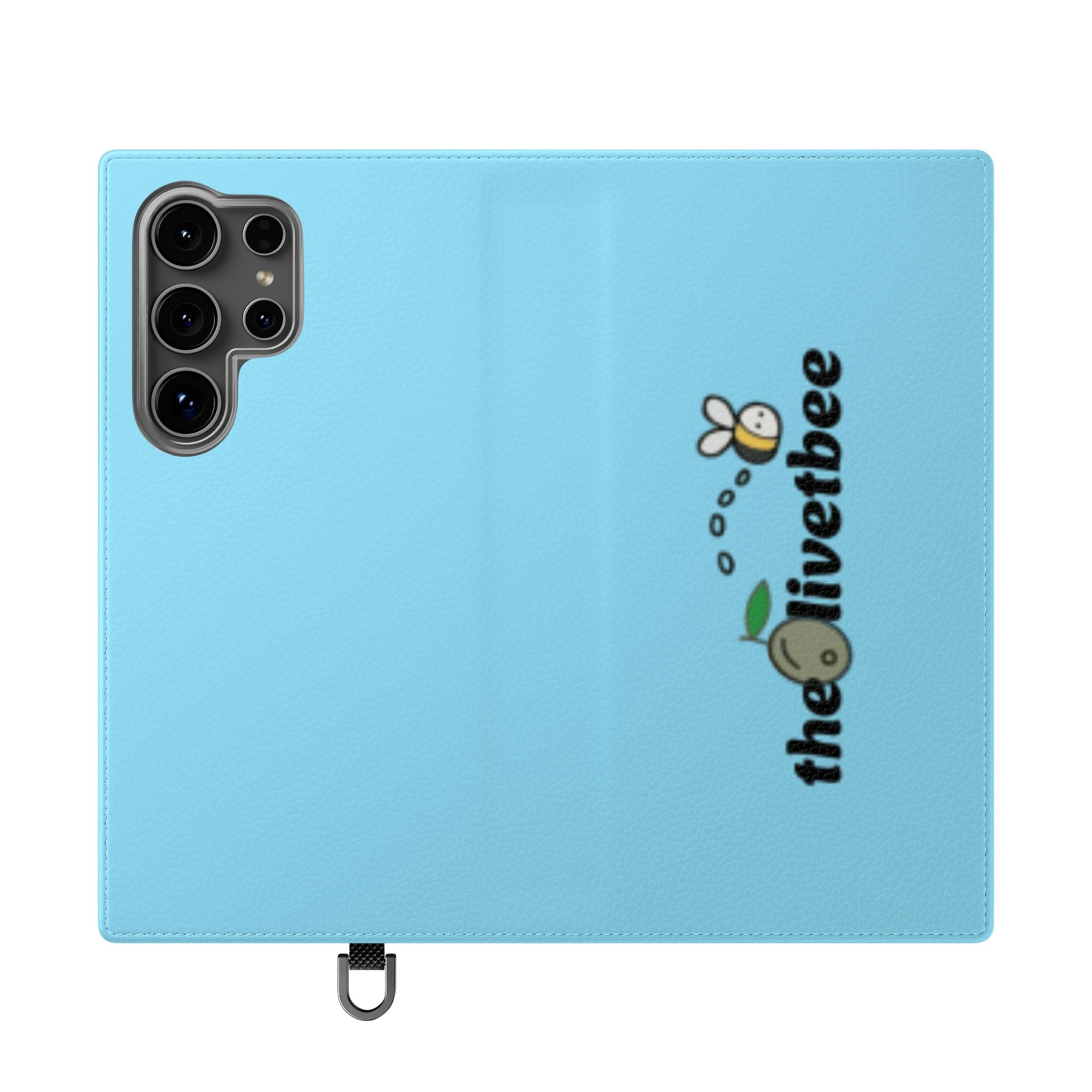Blue 'theOlivetbee' Flip Phone Case