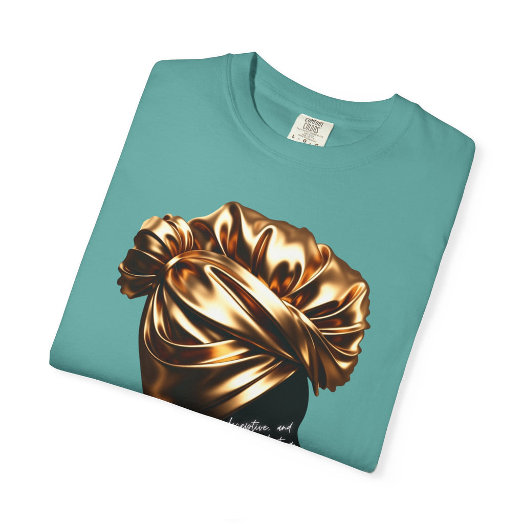 Proverbs 31:30 Gold Headwrap- T-Shirt